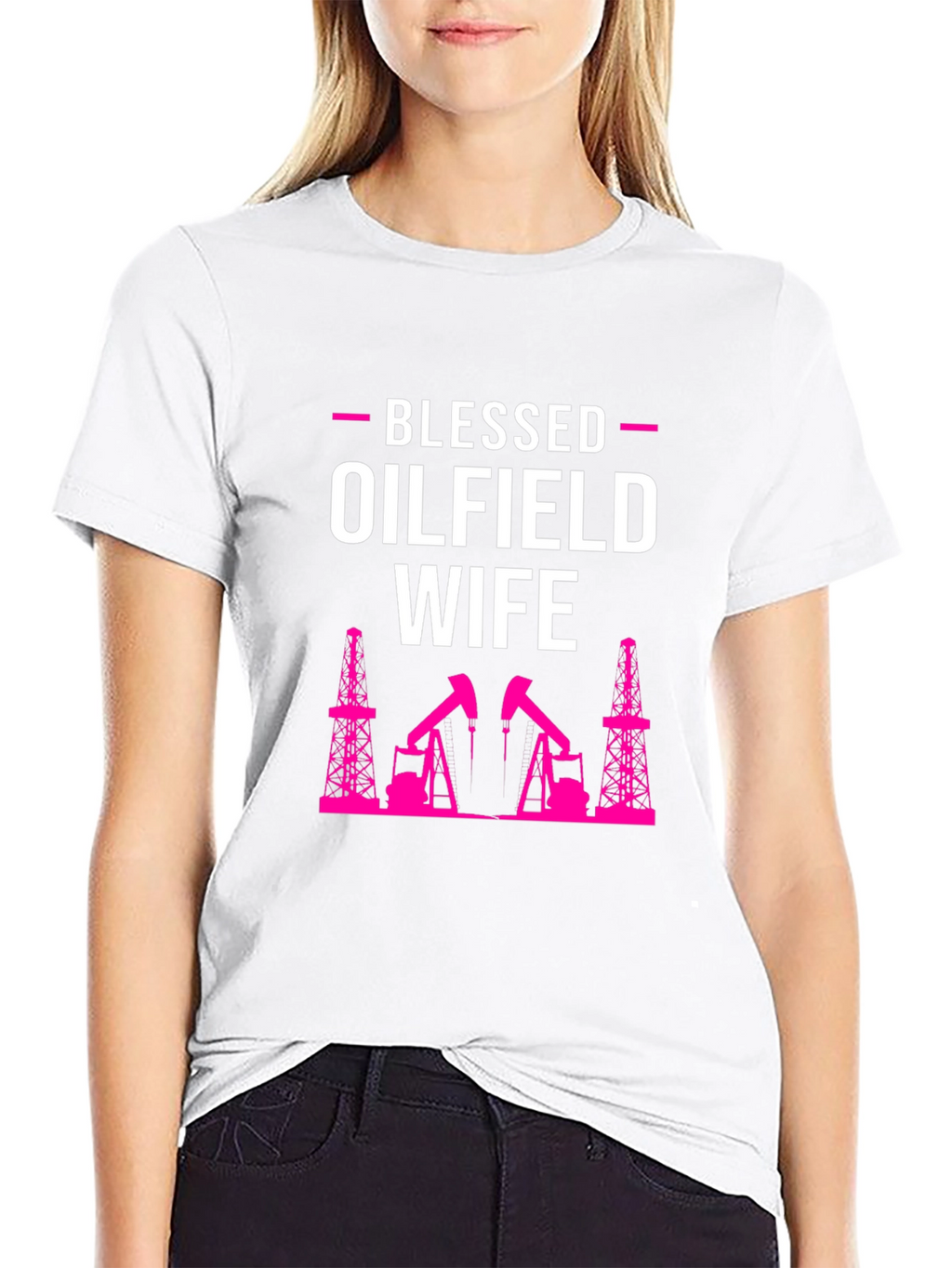 Blessed Oilfield Wife Graphic T-Shirt