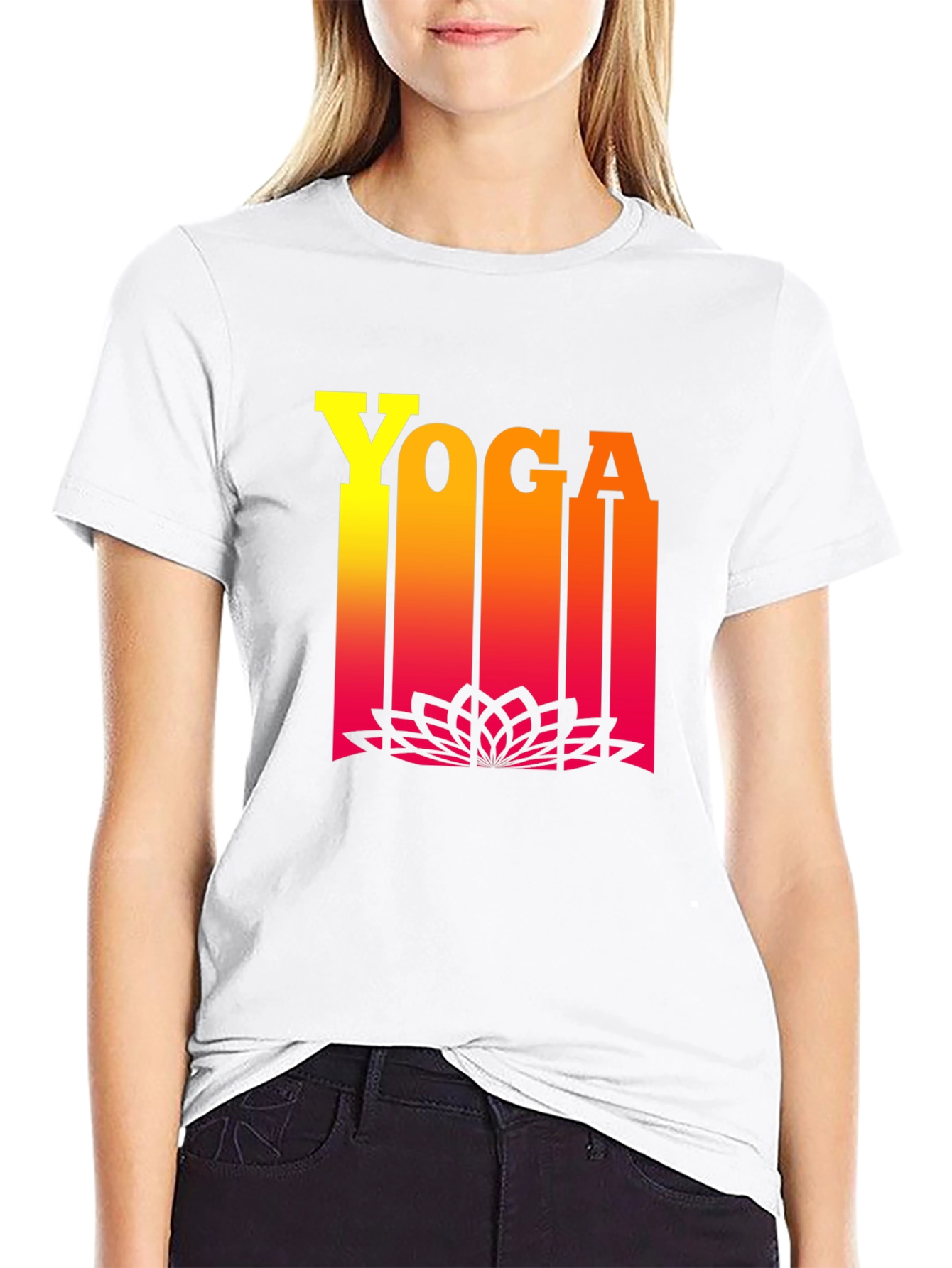 Yoga Ombre Graphic Tee
