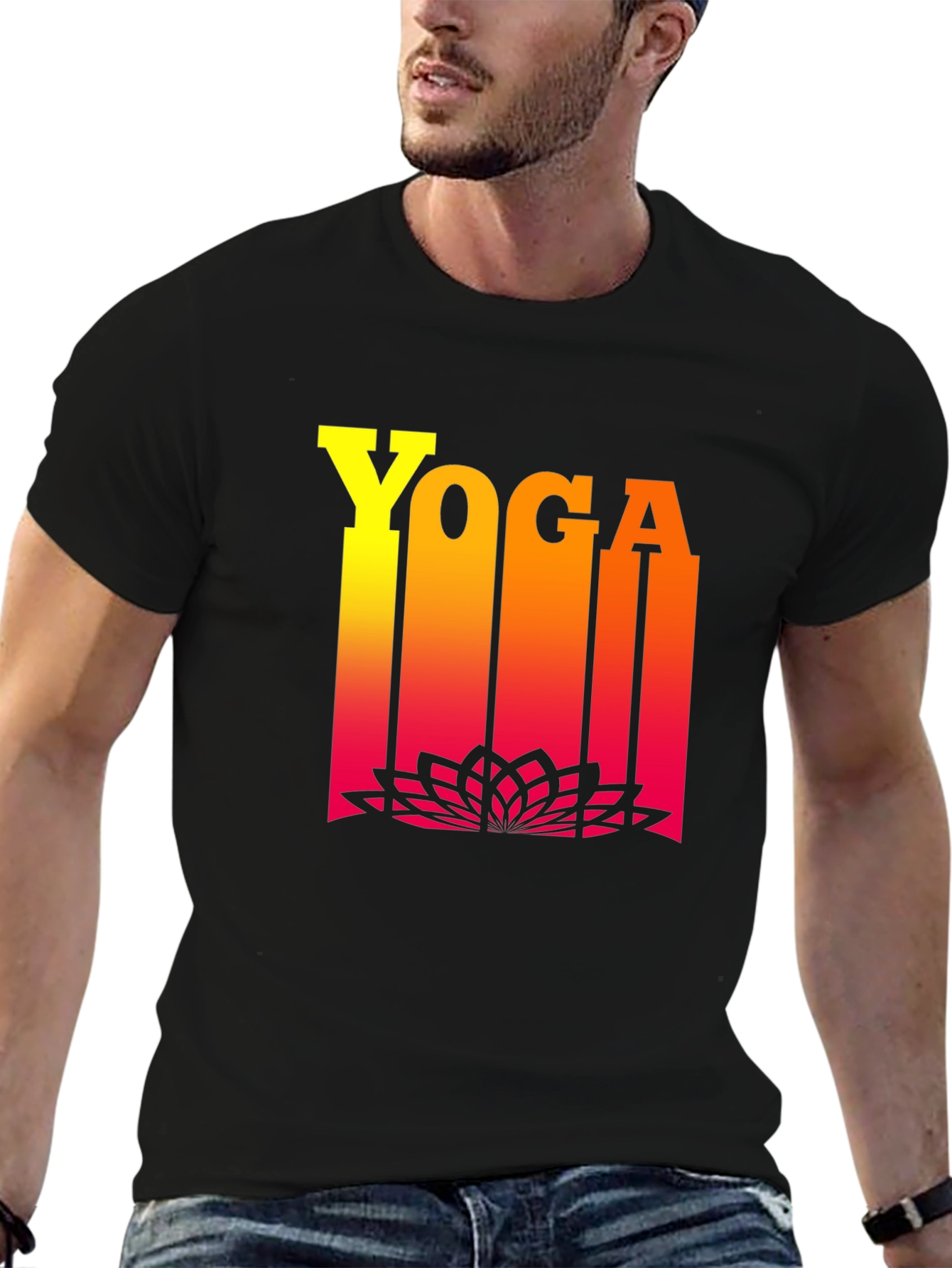 Yoga Ombre Graphic Tee