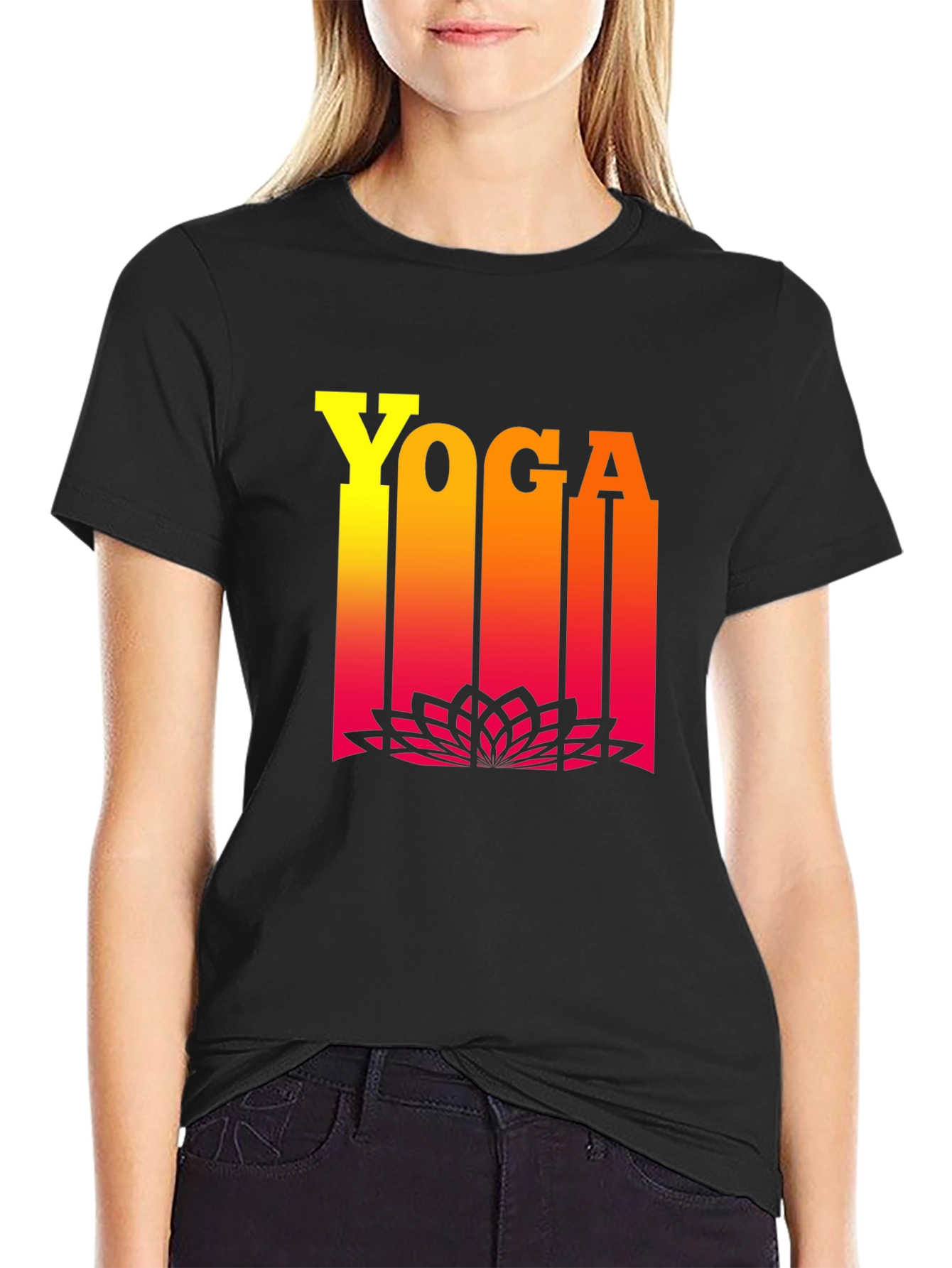 Yoga Ombre Graphic Tee