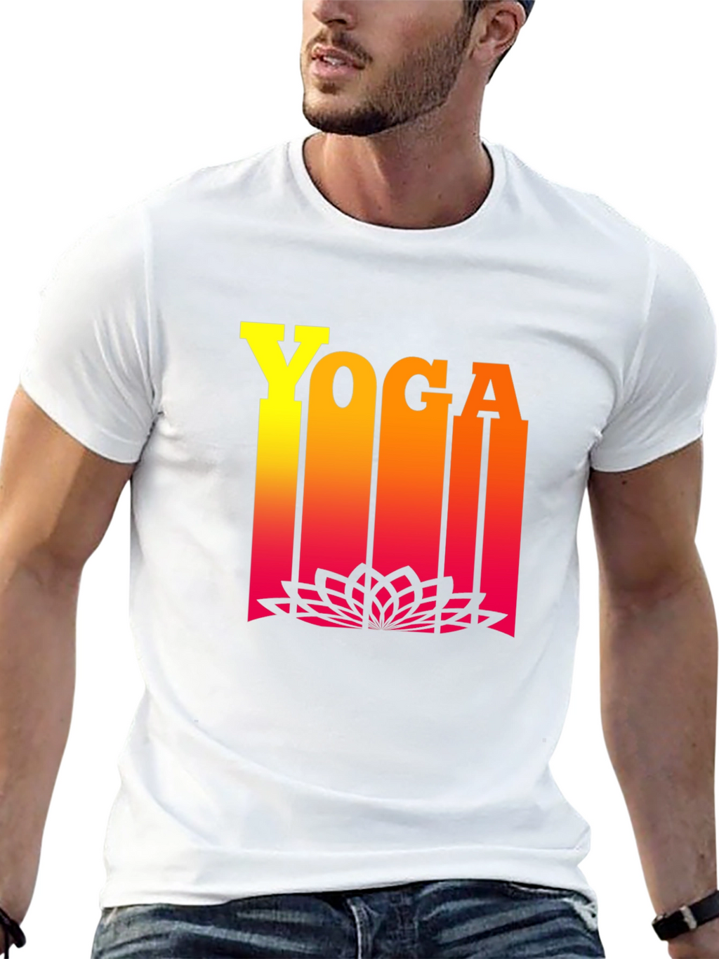 Yoga Ombre Graphic Tee