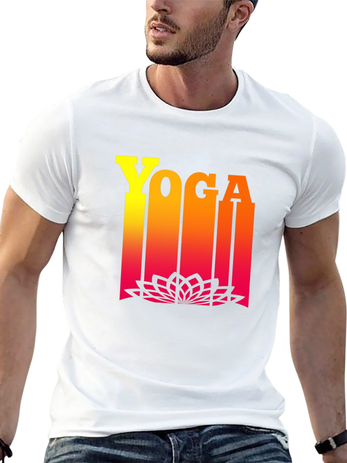Yoga Ombre Graphic Tee