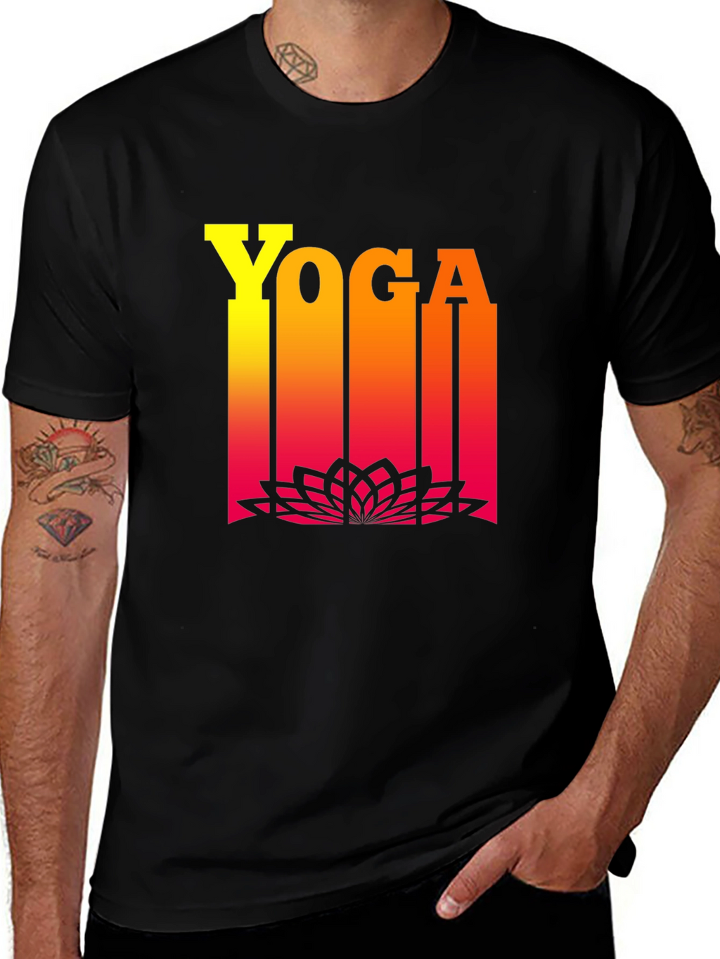 Yoga Ombre Graphic Tee