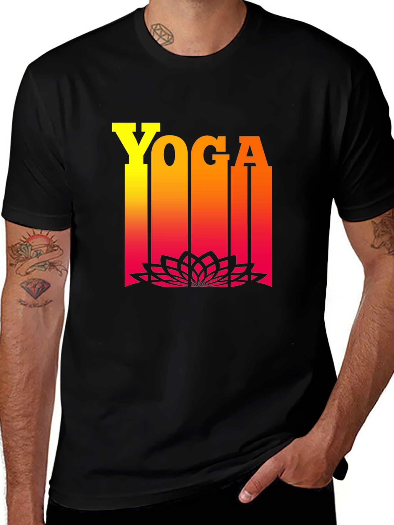 Yoga Ombre Graphic Tee