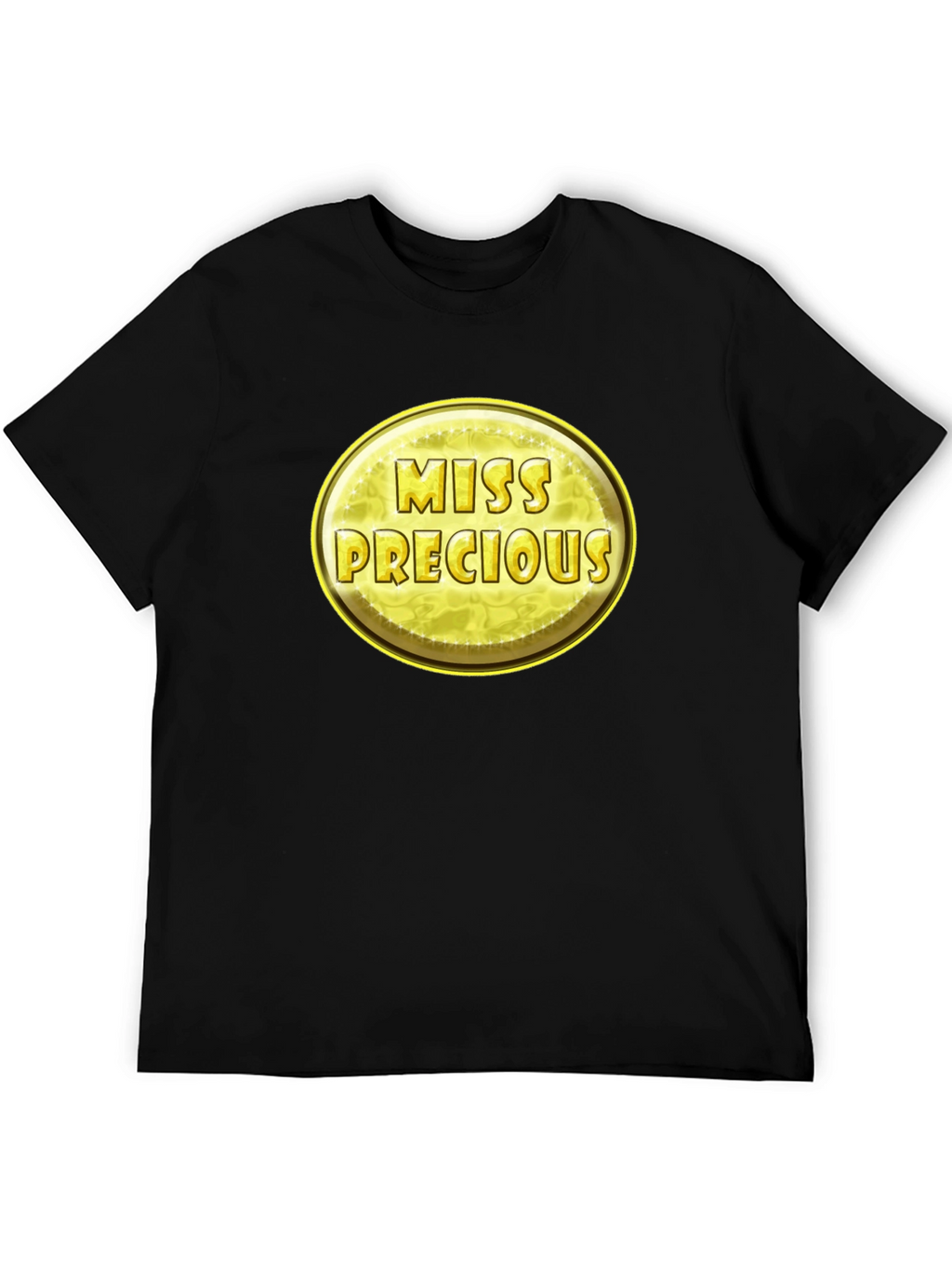 Miss Precious Graphic Black T-Shirt