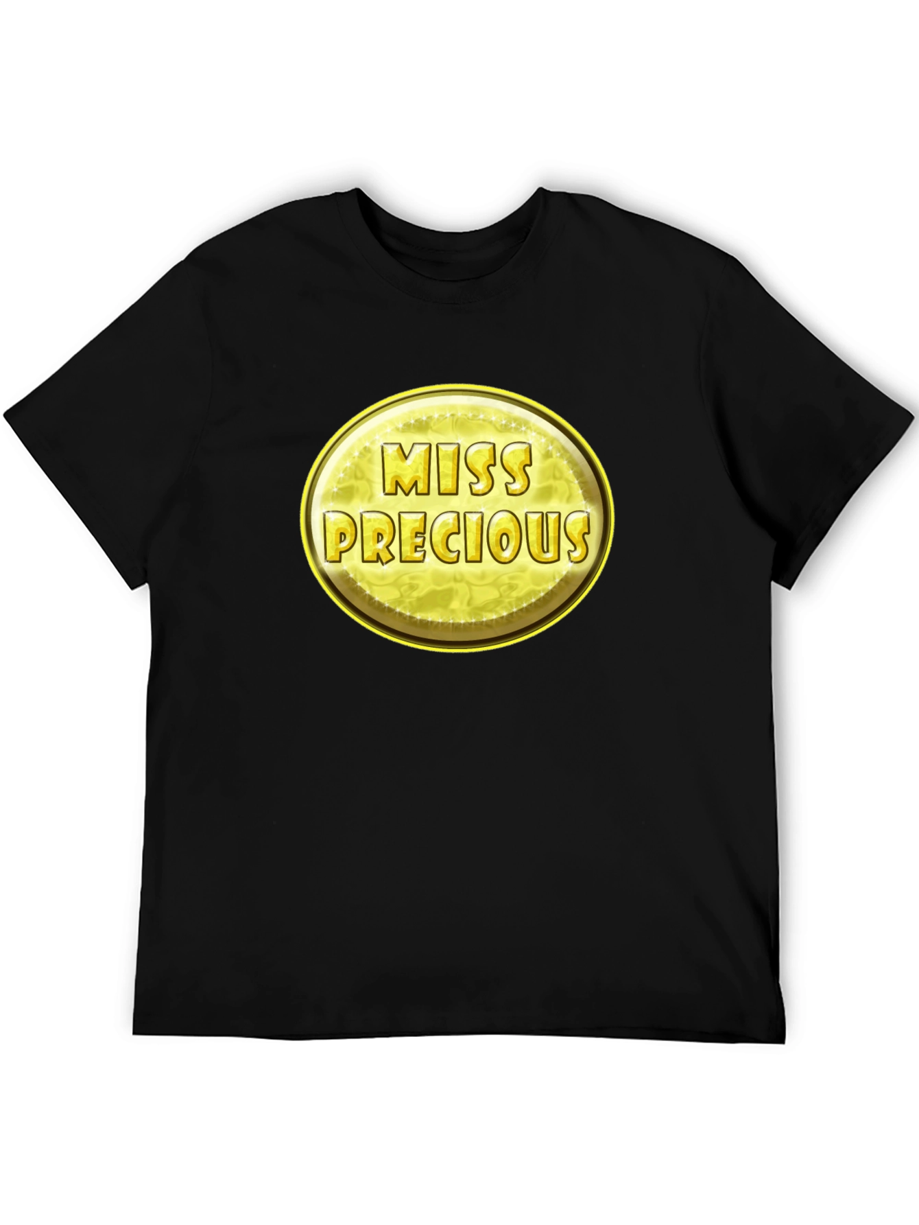 Miss Precious Graphic Black T-Shirt