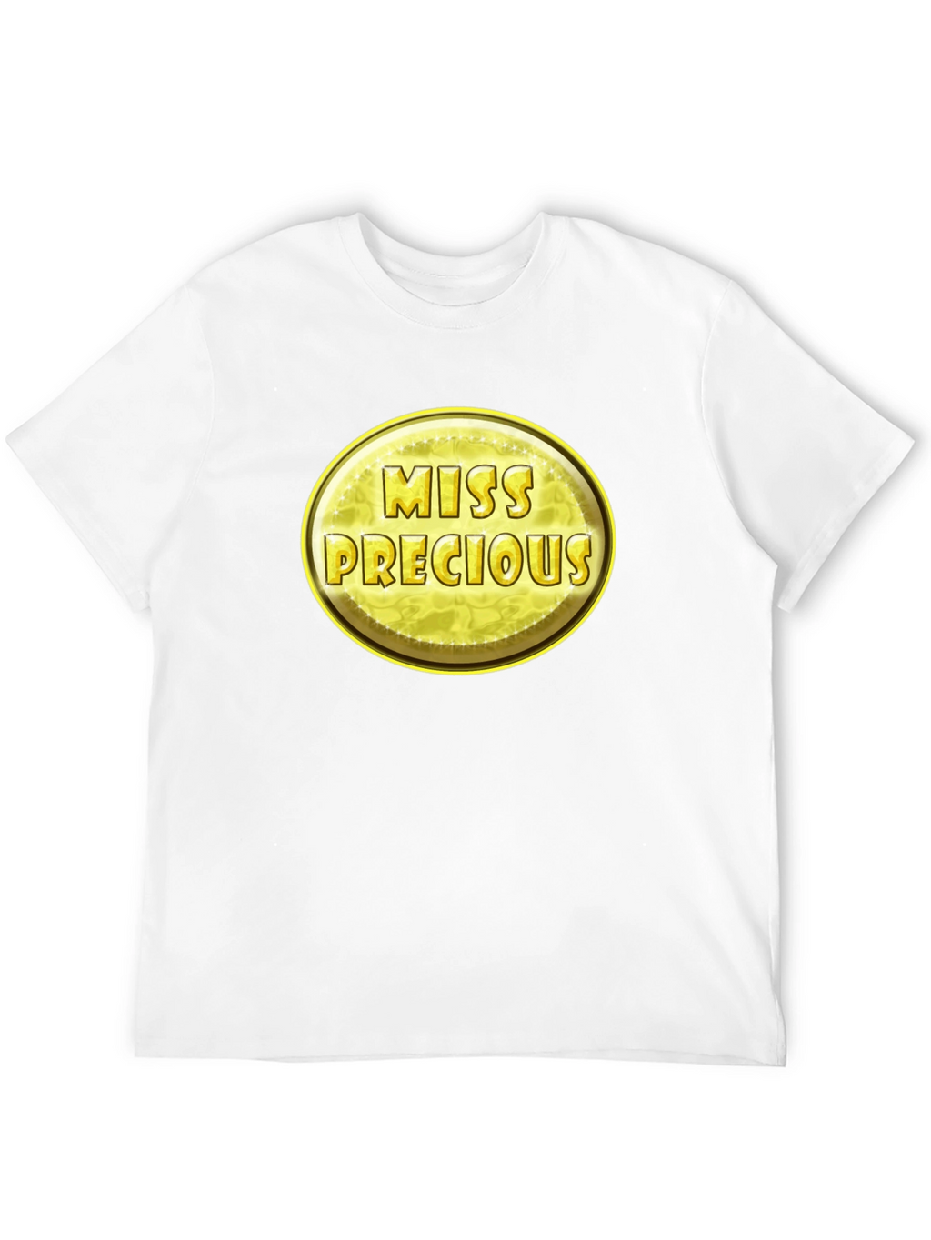 Miss Precious Graphic Black T-Shirt