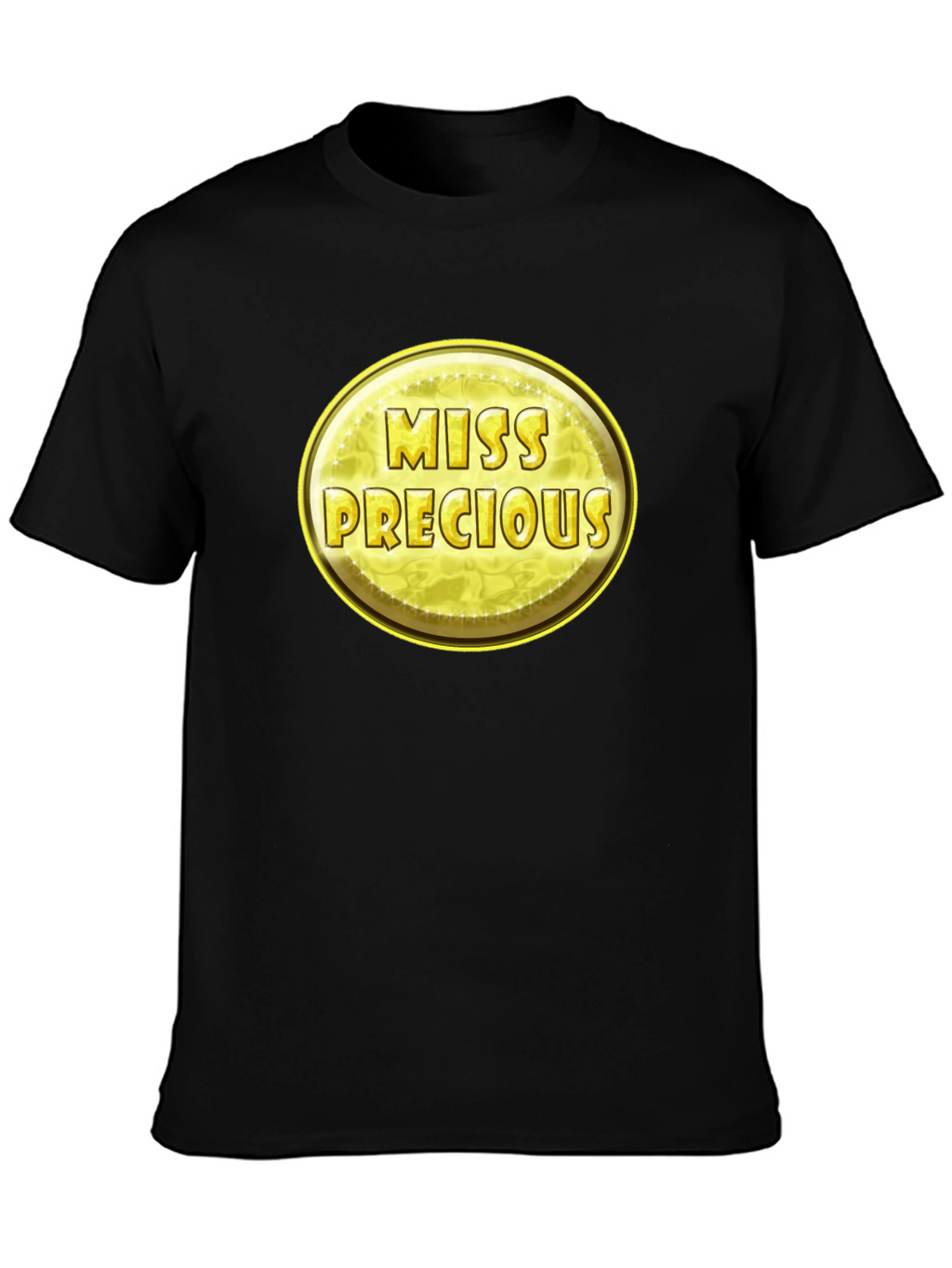Miss Precious Graphic Black T-Shirt