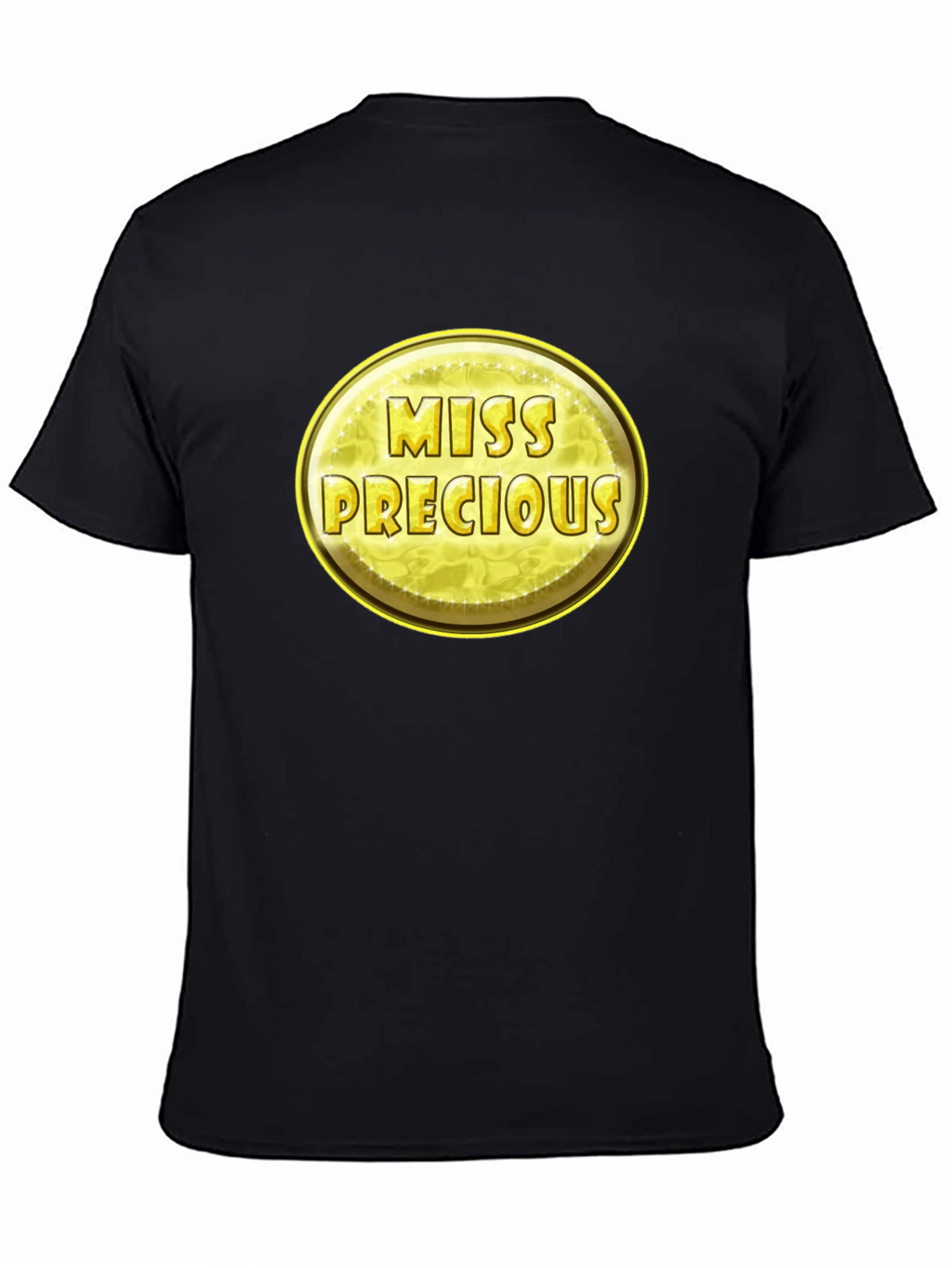 Miss Precious Graphic Black T-Shirt