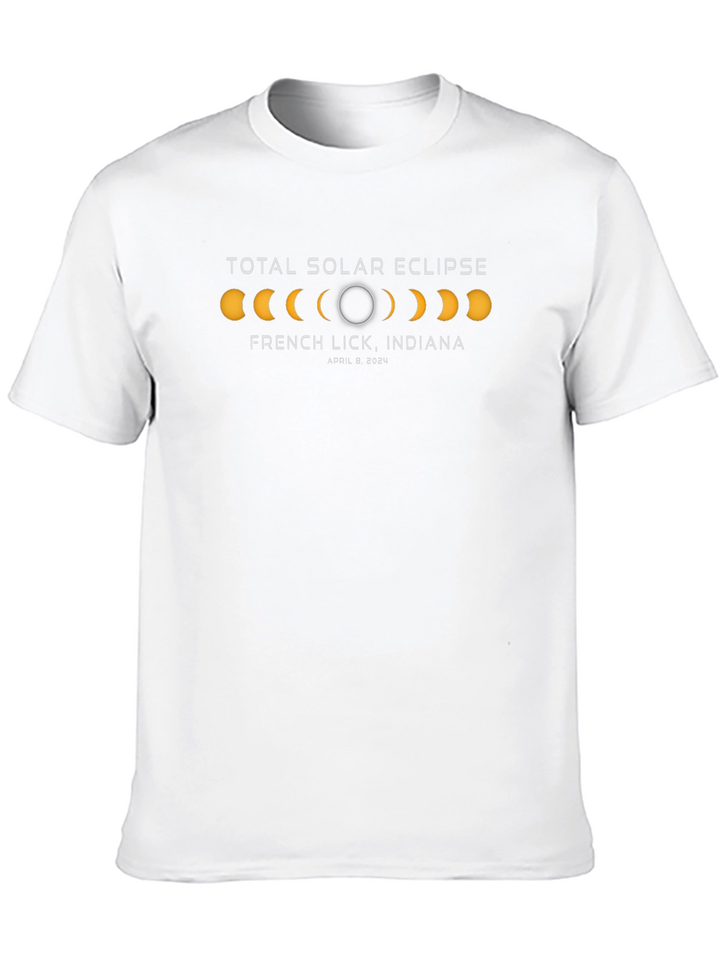 Total Solar Eclipse French Lick Indiana 2024 T-Shirt