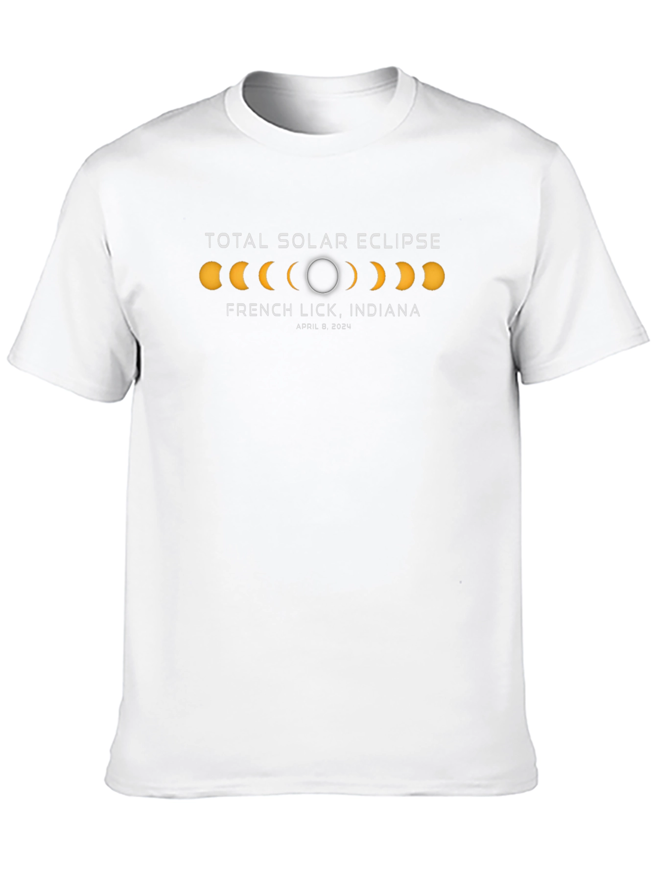Total Solar Eclipse French Lick Indiana 2024 T-Shirt