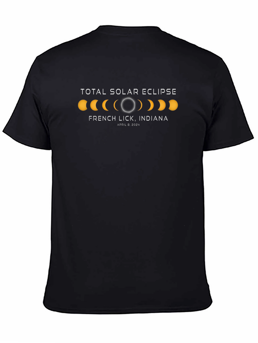 Total Solar Eclipse French Lick Indiana 2024 T-Shirt