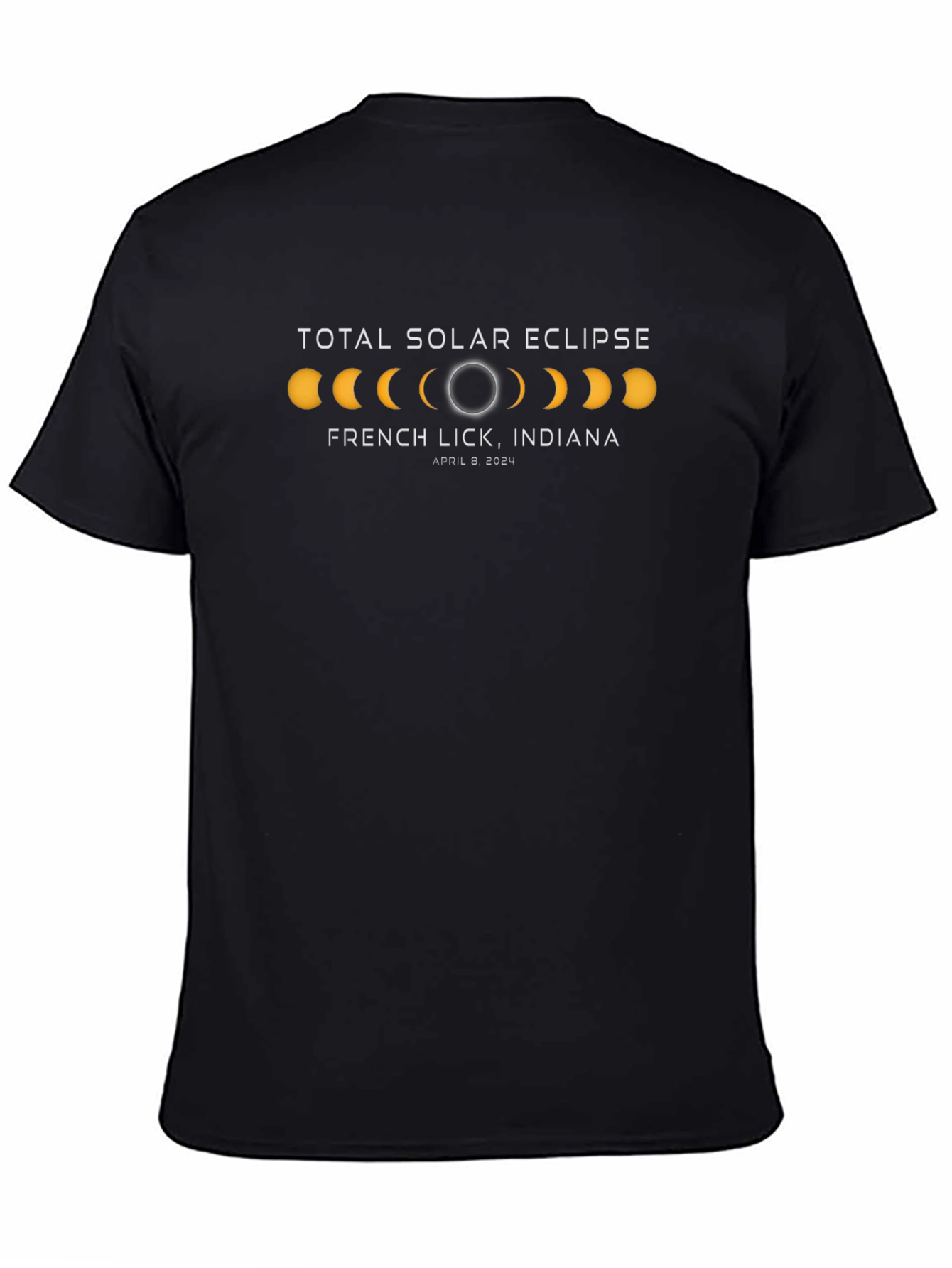 Total Solar Eclipse French Lick Indiana 2024 T-Shirt