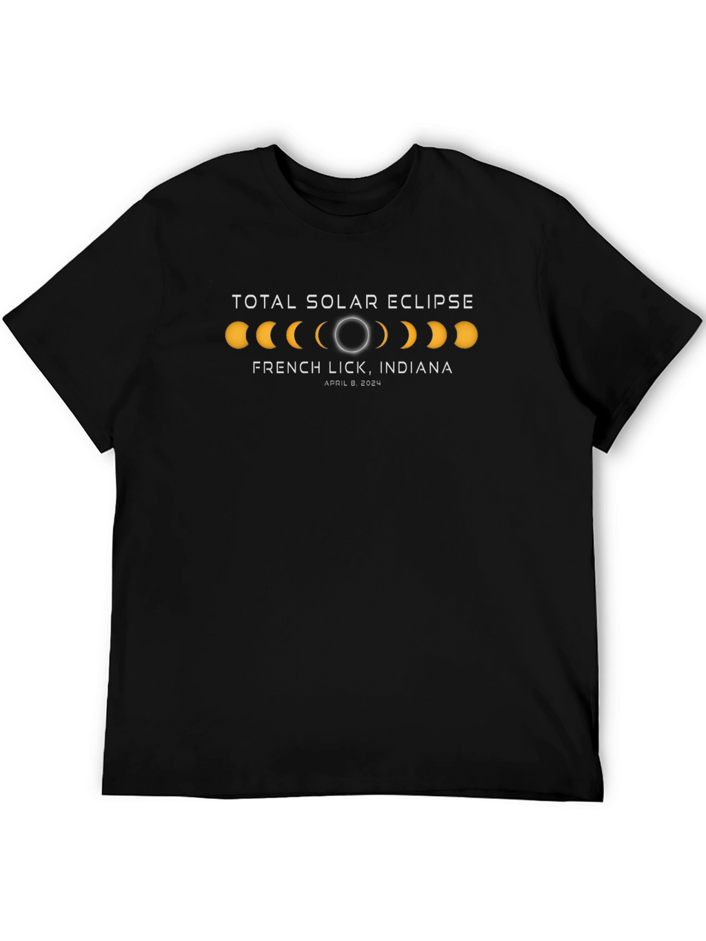 Total Solar Eclipse French Lick Indiana 2024 T-Shirt
