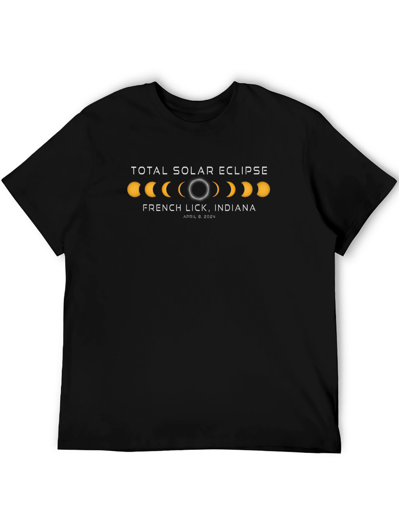 Total Solar Eclipse French Lick Indiana 2024 T-Shirt