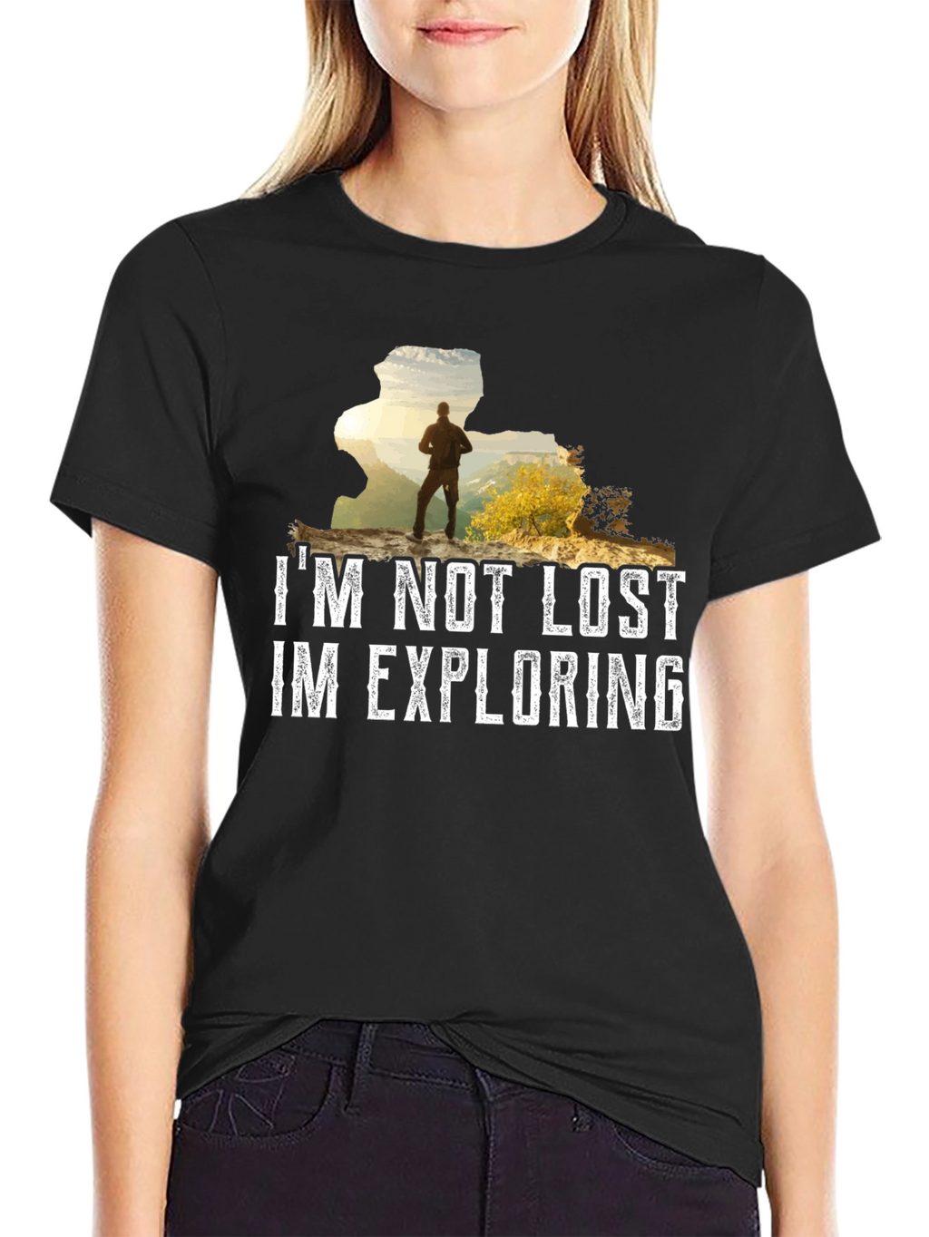 Im Not Lost Im Exploring Graphic T-Shirt