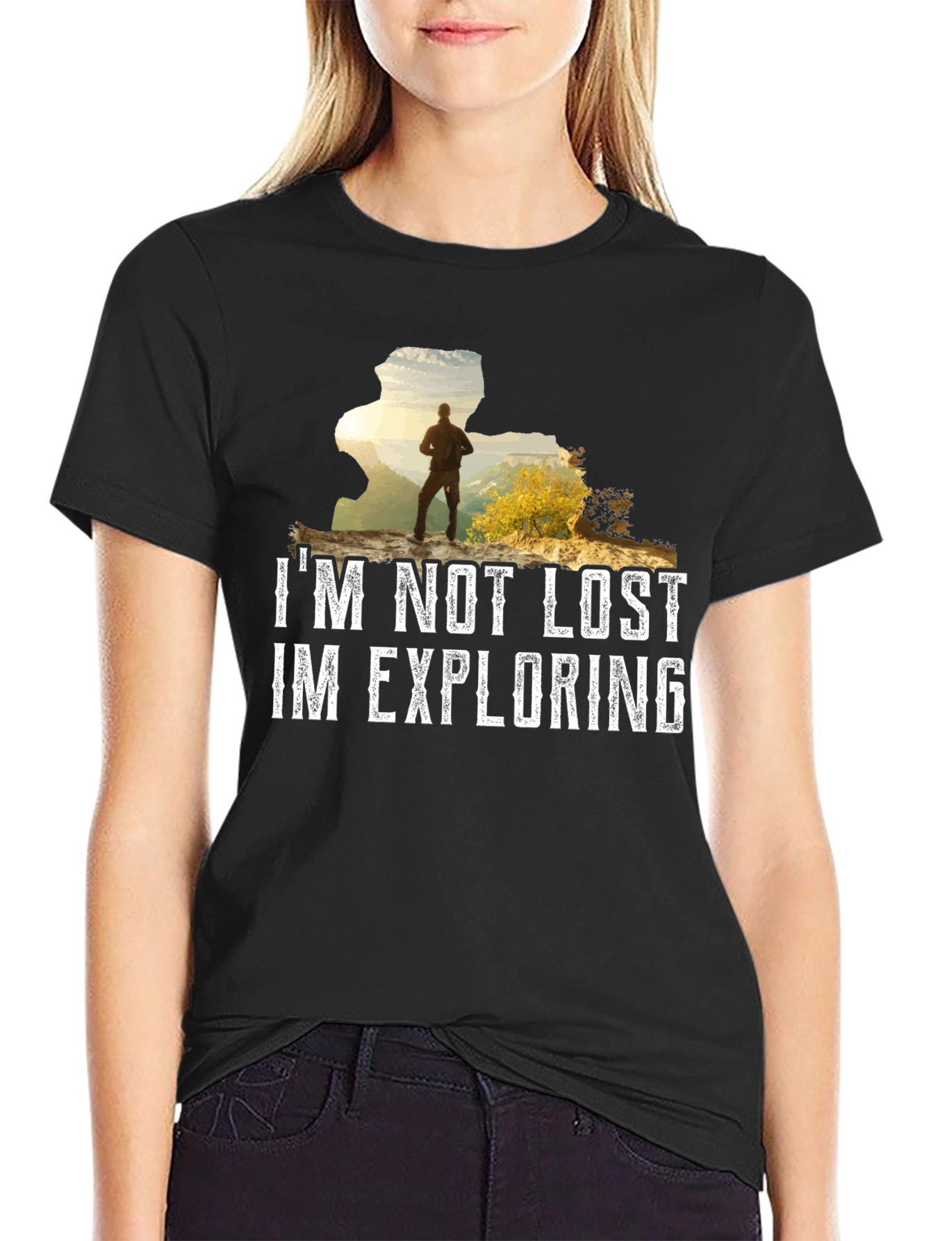 Im Not Lost Im Exploring Graphic T-Shirt