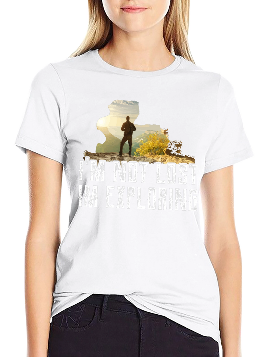 Im Not Lost Im Exploring Graphic T-Shirt
