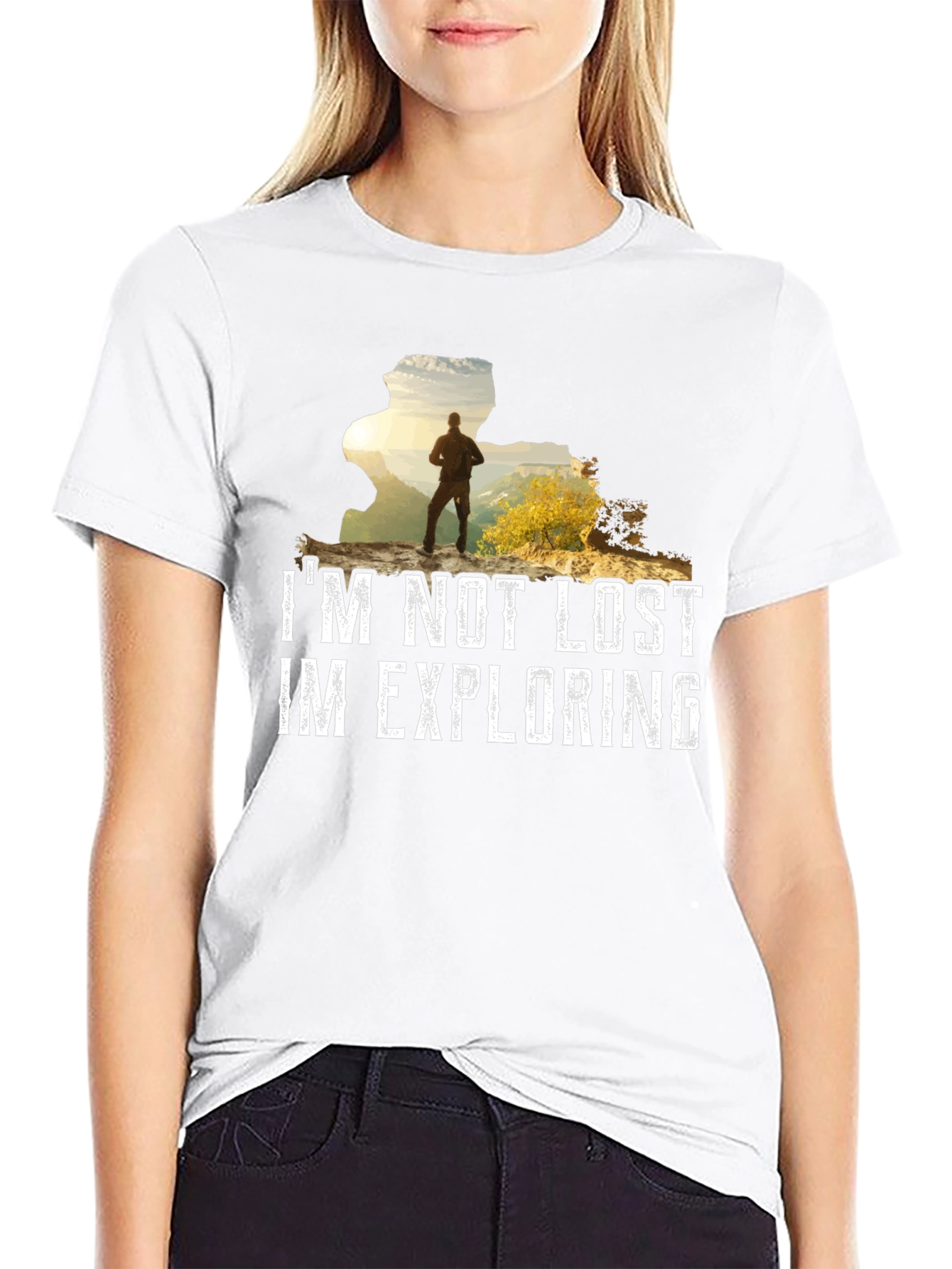 Im Not Lost Im Exploring Graphic T-Shirt