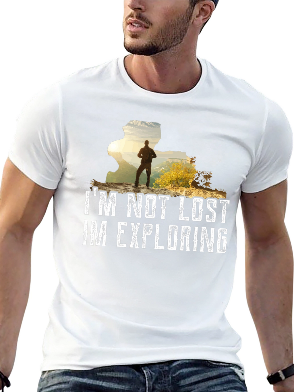 Im Not Lost Im Exploring Graphic T-Shirt