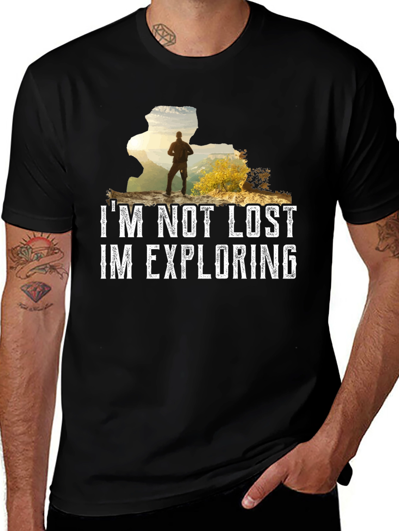 Im Not Lost Im Exploring Graphic T-Shirt
