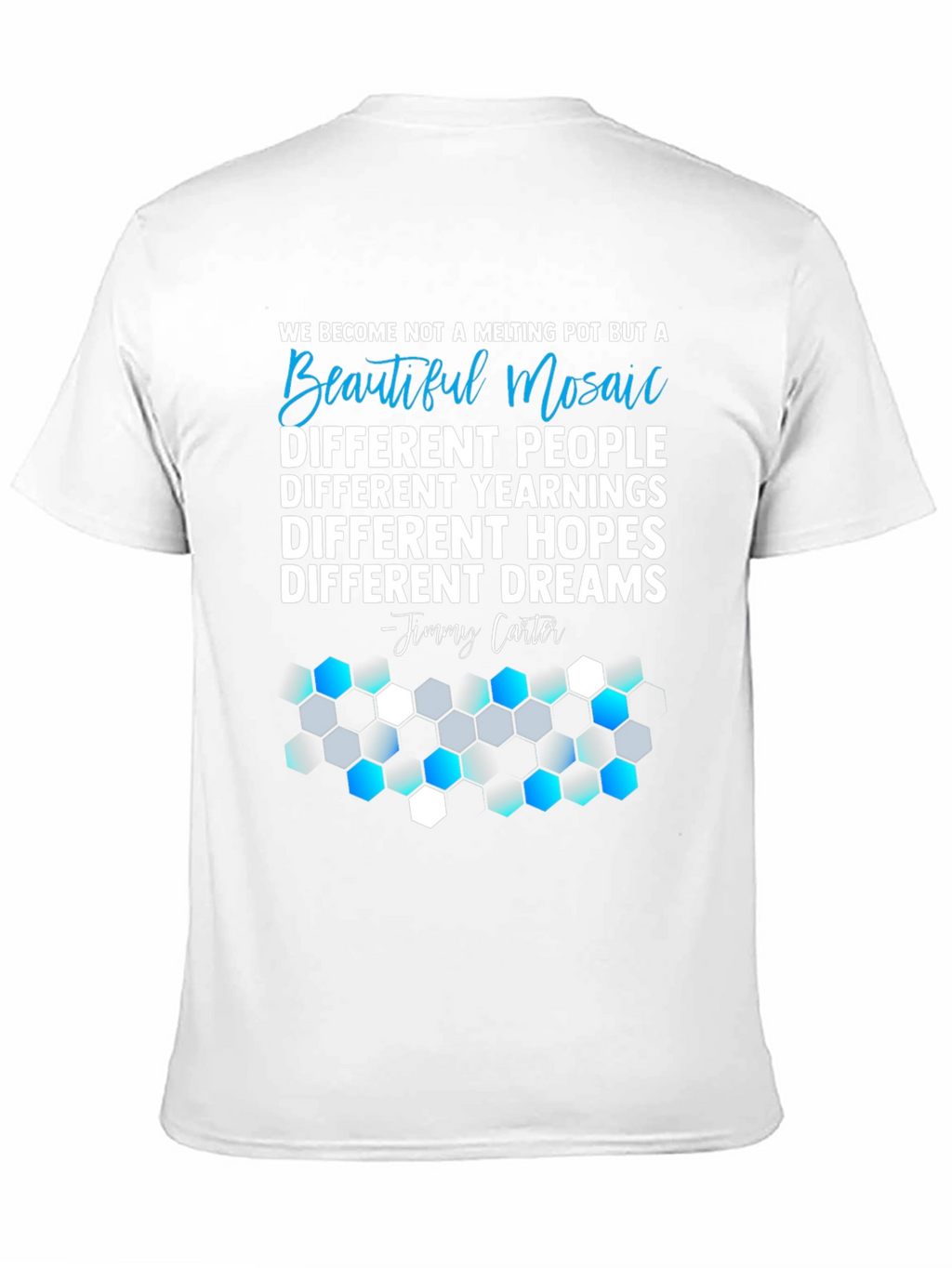Beautiful Mosaic Graphic T-Shirt - Unity Design