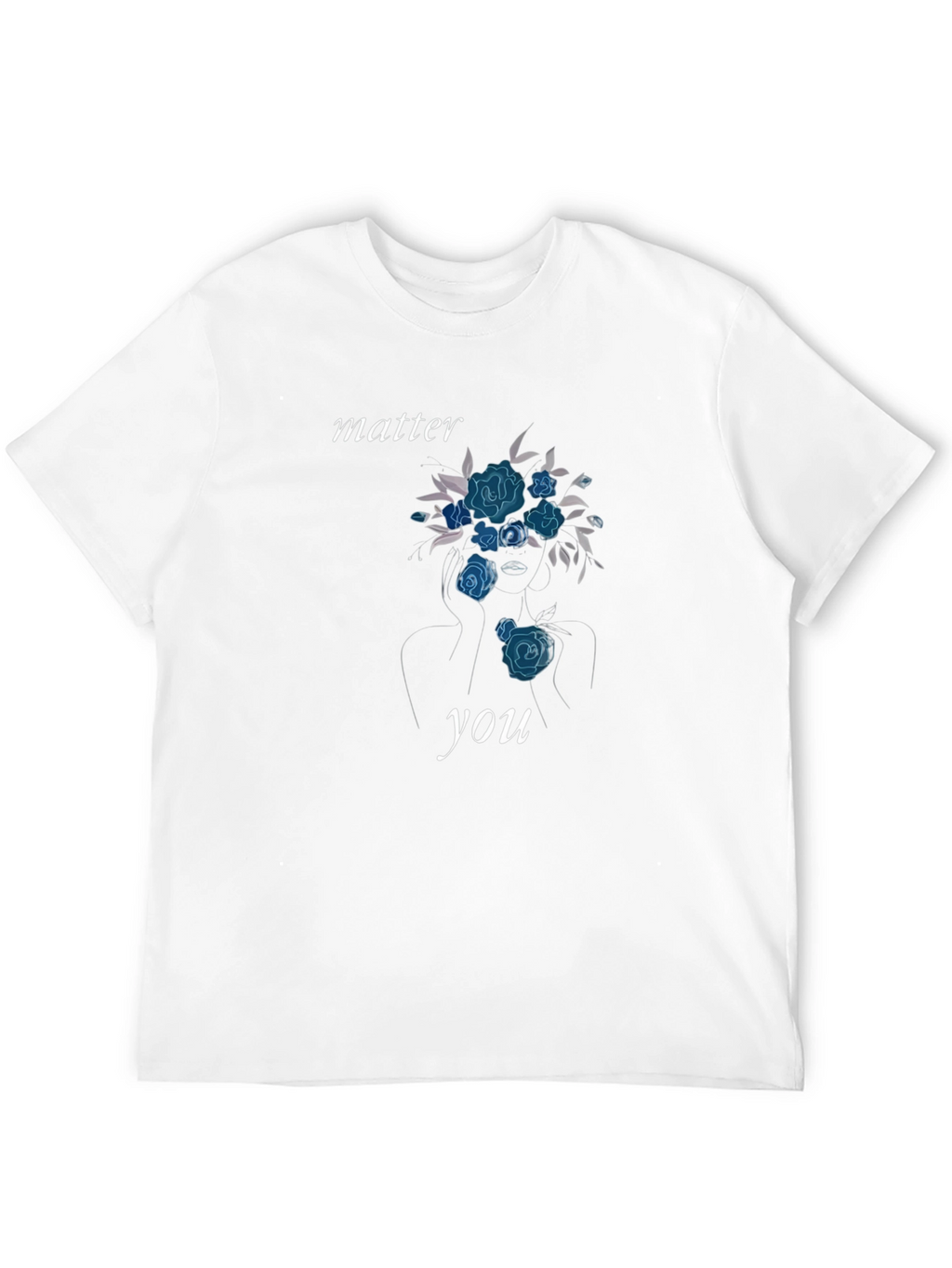 Floral Woman Graphic Tee - Matter You