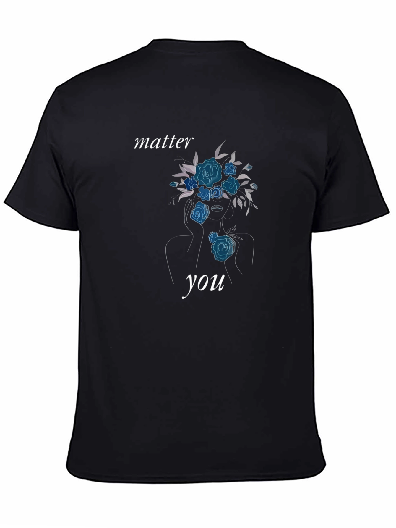 Floral Woman Graphic Tee - Matter You