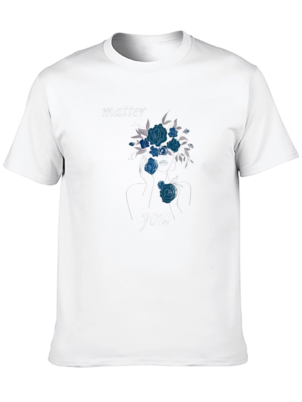 Floral Woman Graphic Tee - Matter You