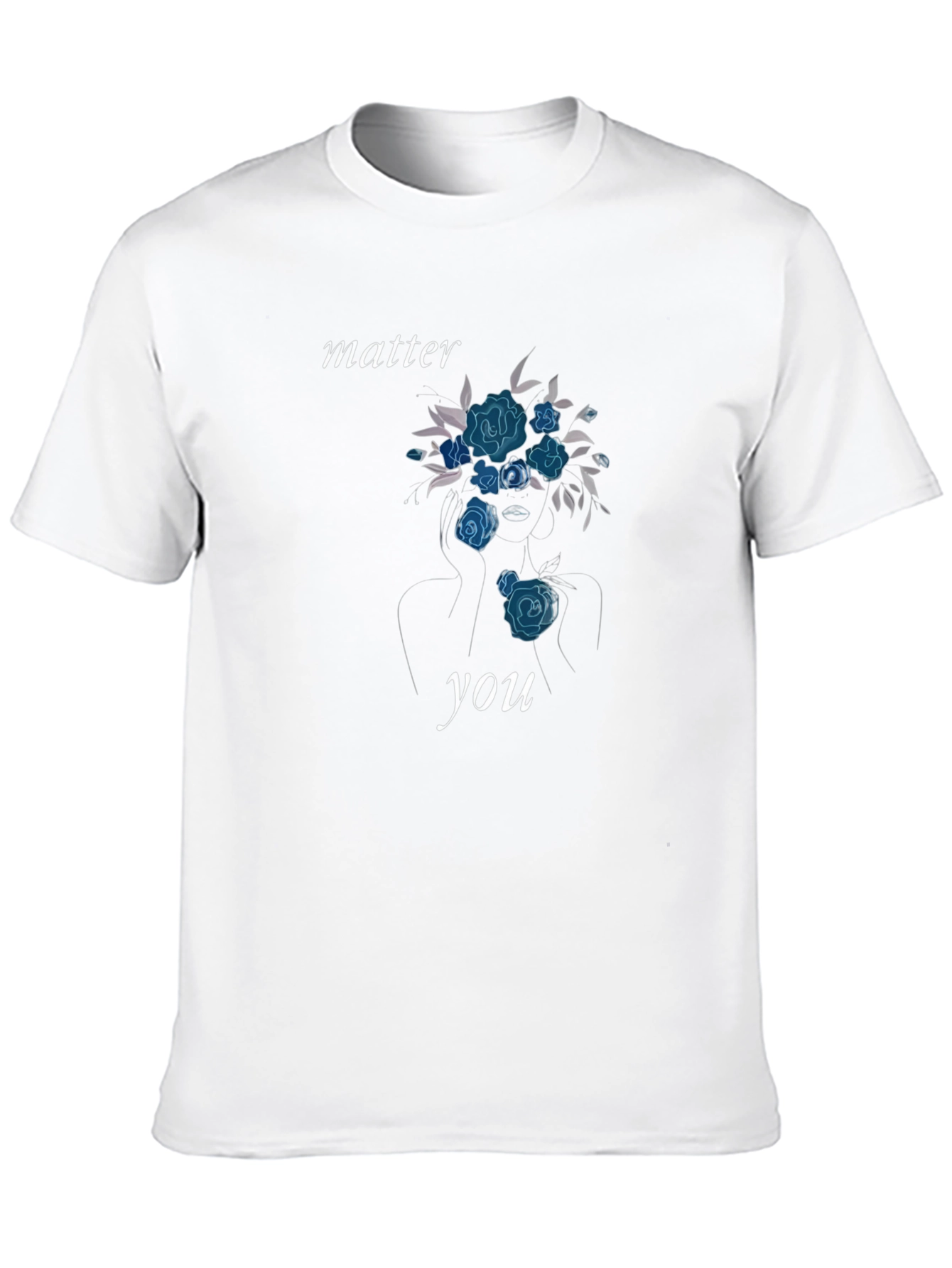 Floral Woman Graphic Tee - Matter You