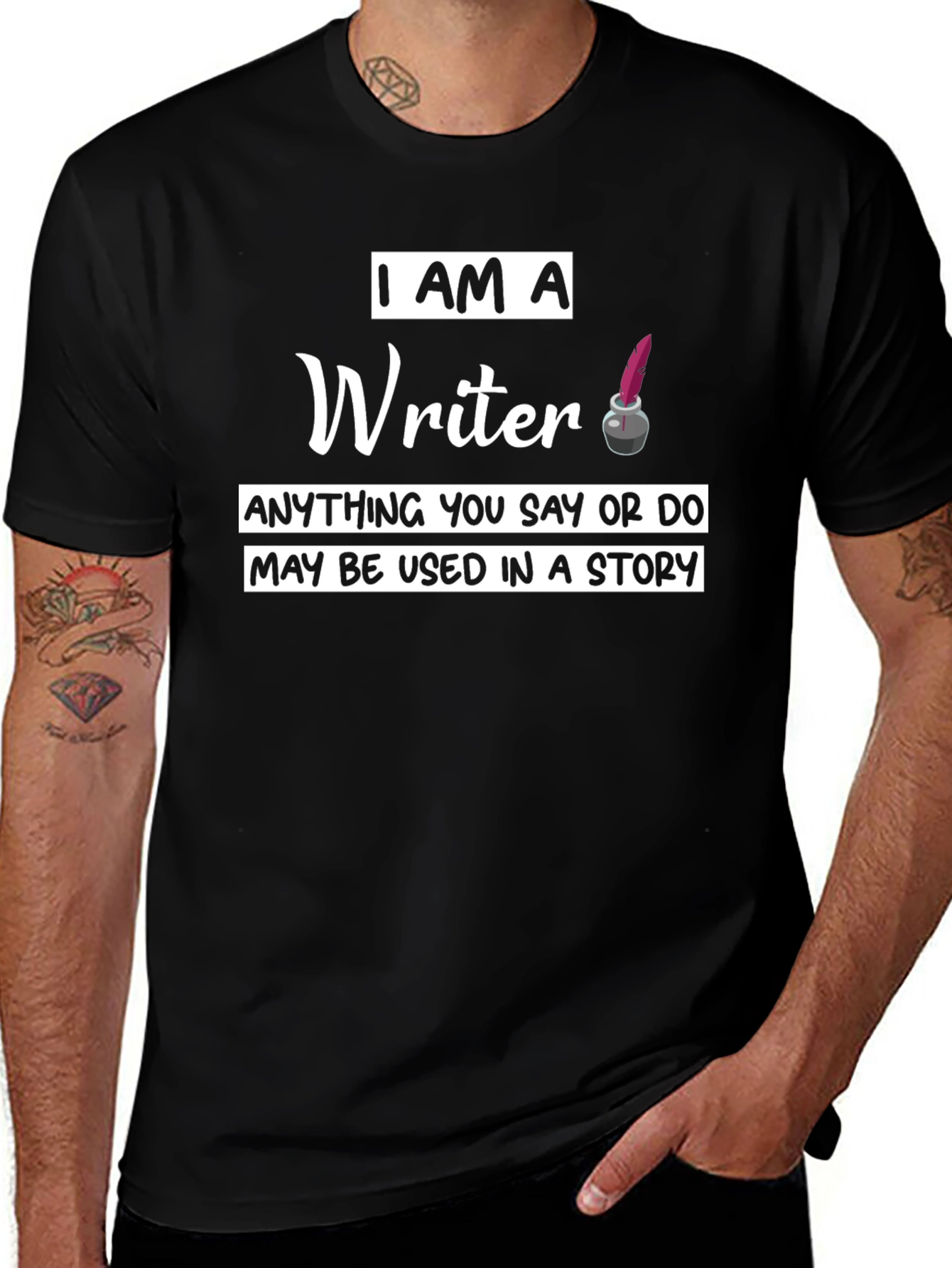 I Am A Writer T-Shirt - Novelty Graphic Tee