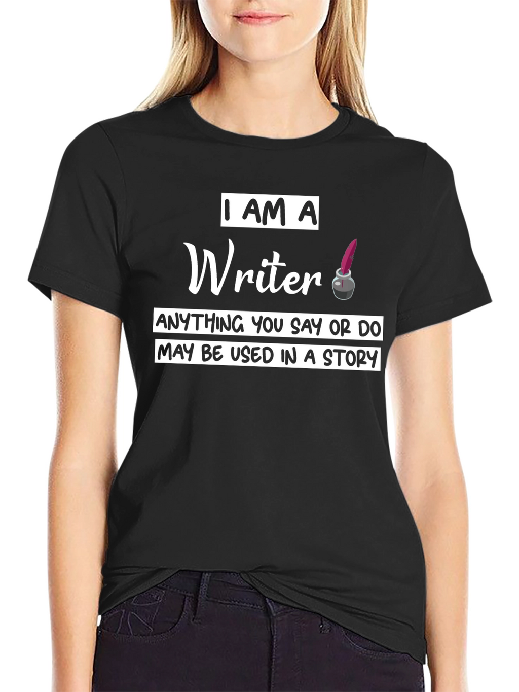I Am A Writer T-Shirt - Novelty Graphic Tee