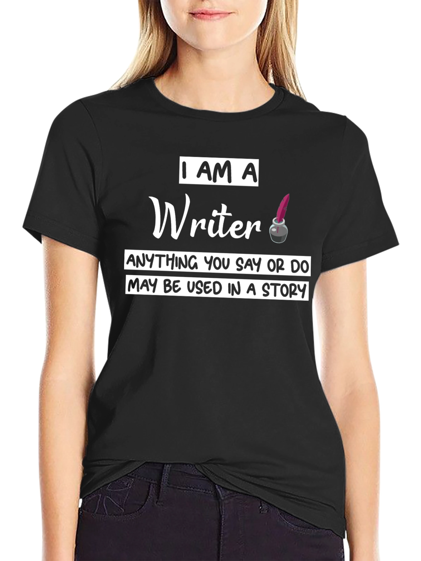 I Am A Writer T-Shirt - Novelty Graphic Tee