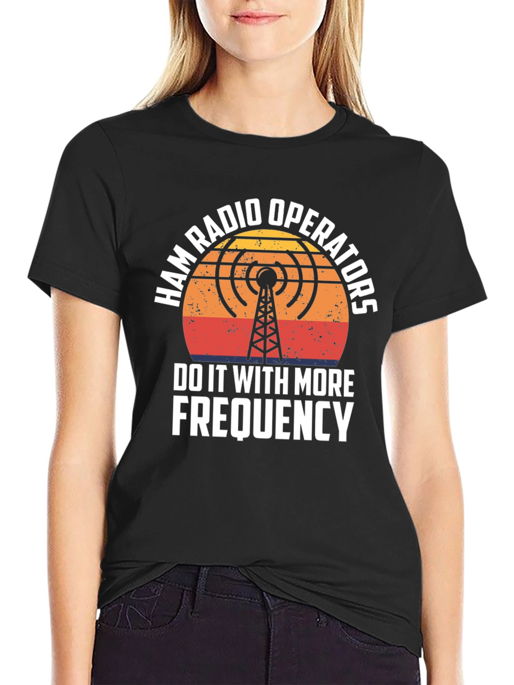 Ham Radio Operator T-Shirt - Frequency Design