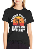 Ham Radio Operator T-Shirt - Frequency Design