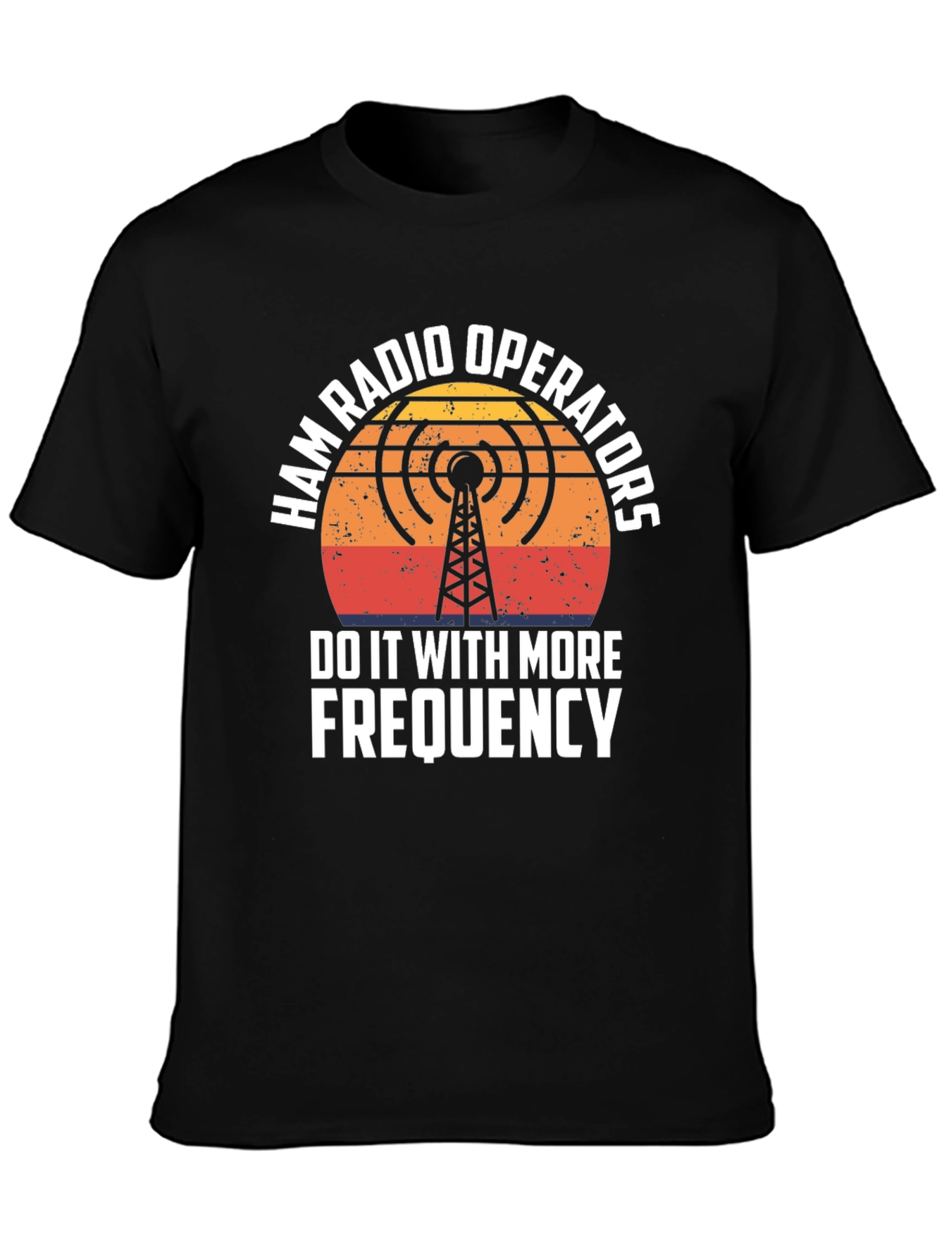 Ham Radio Operator T-Shirt - Frequency Design