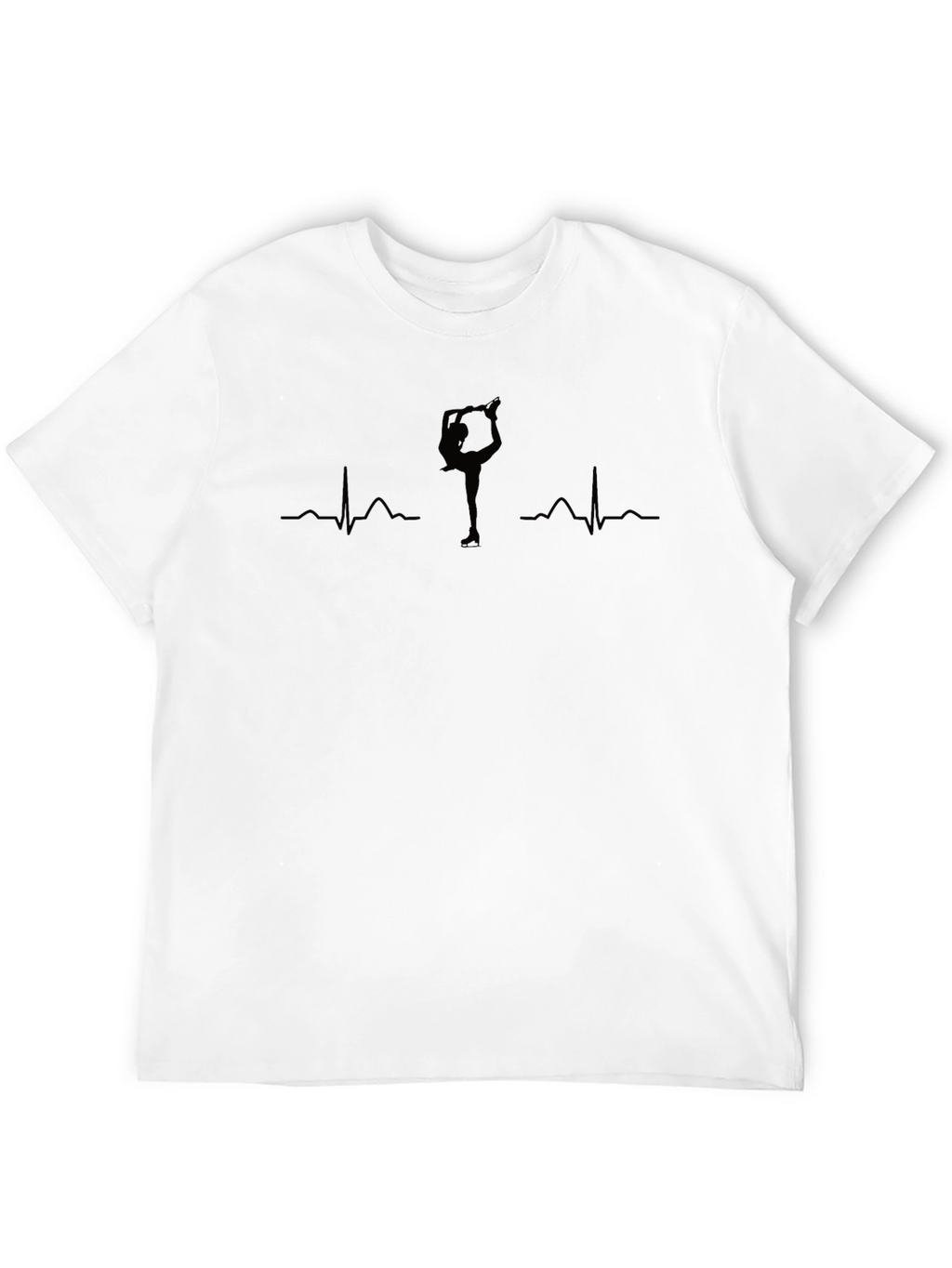 Figure Skating Heartbeat T-Shirt