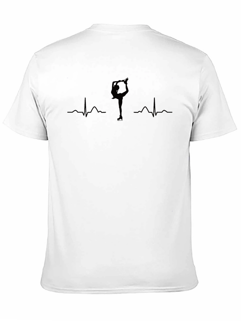Figure Skating Heartbeat T-Shirt