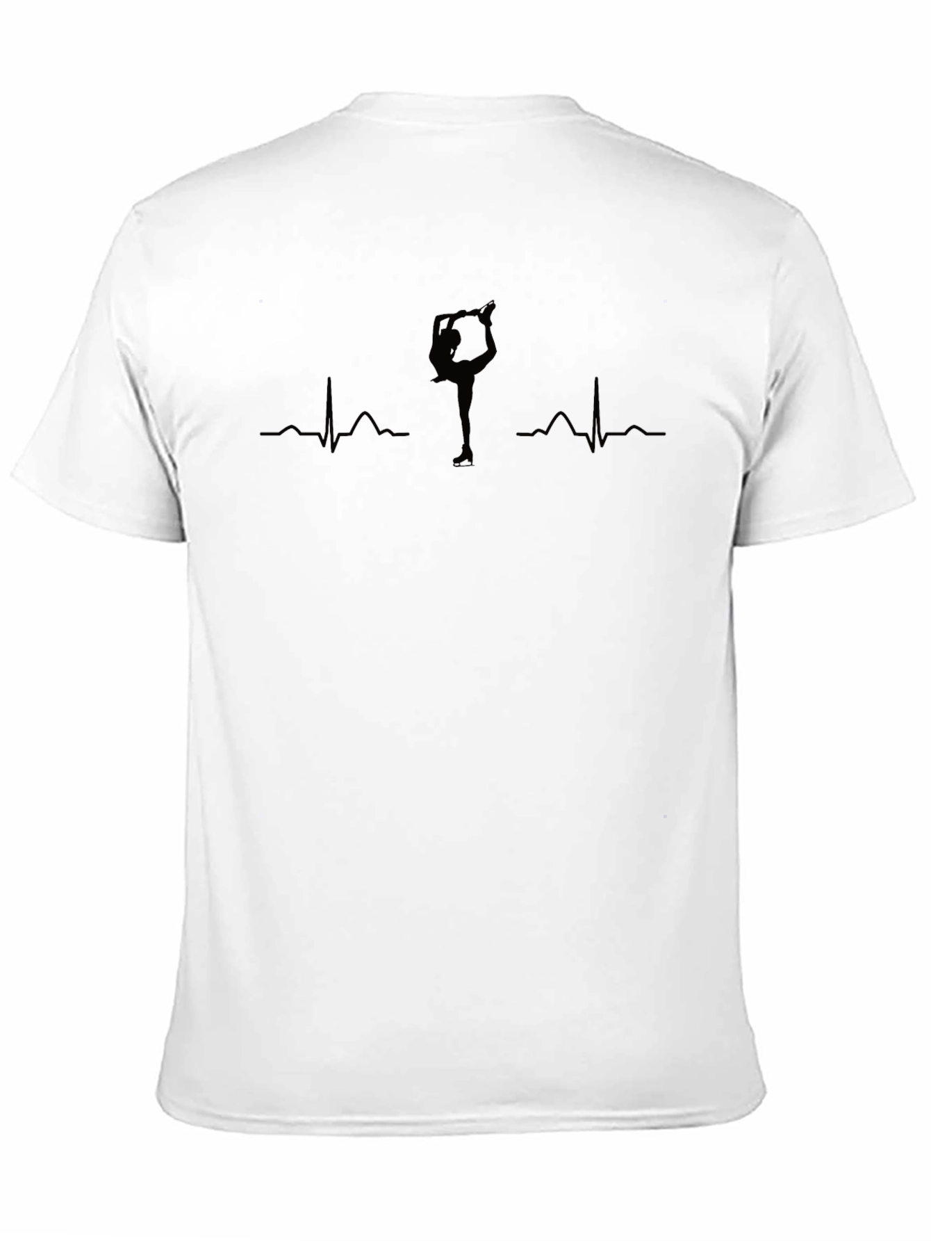 Figure Skating Heartbeat T-Shirt