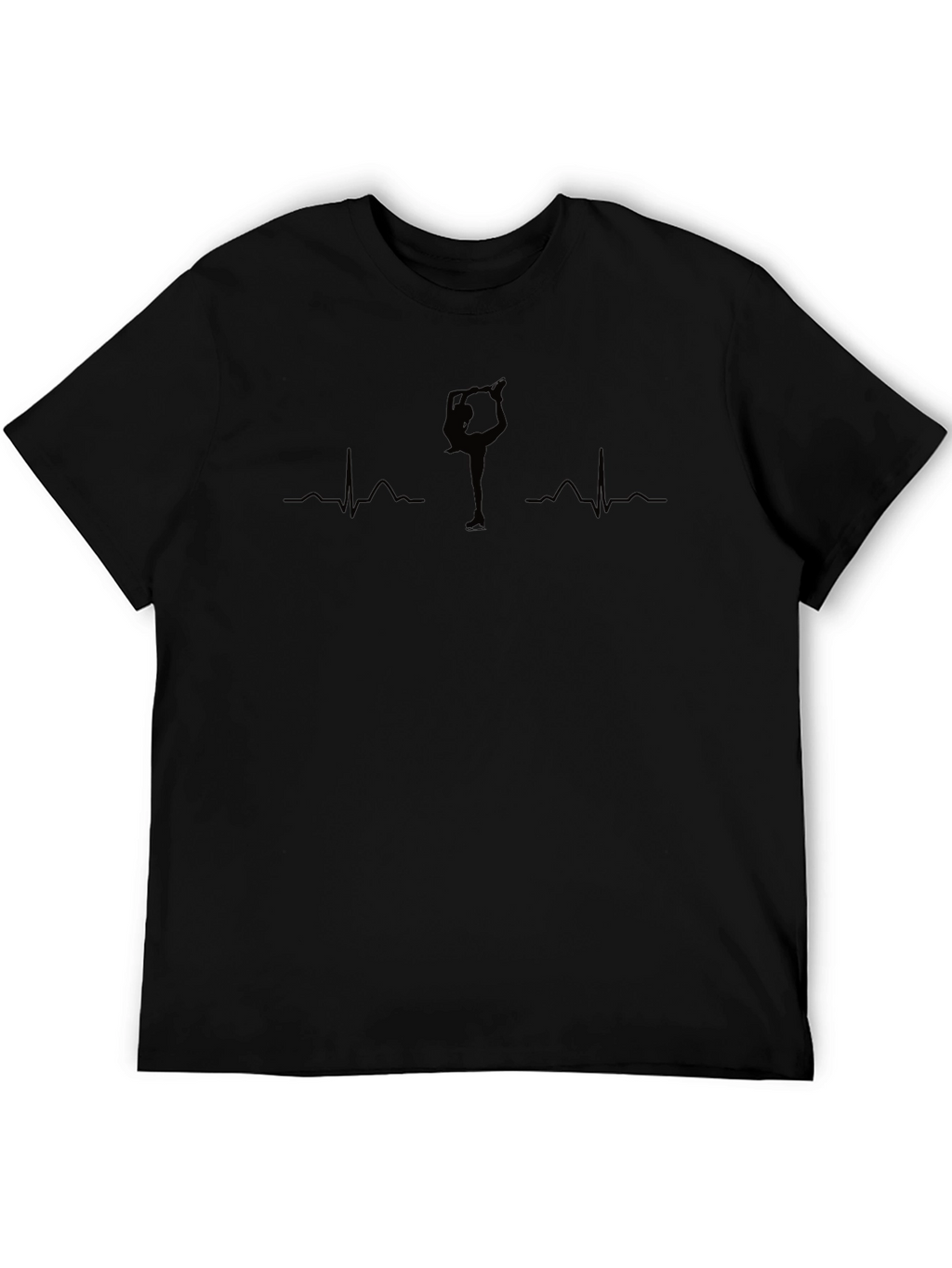 Figure Skating Heartbeat T-Shirt