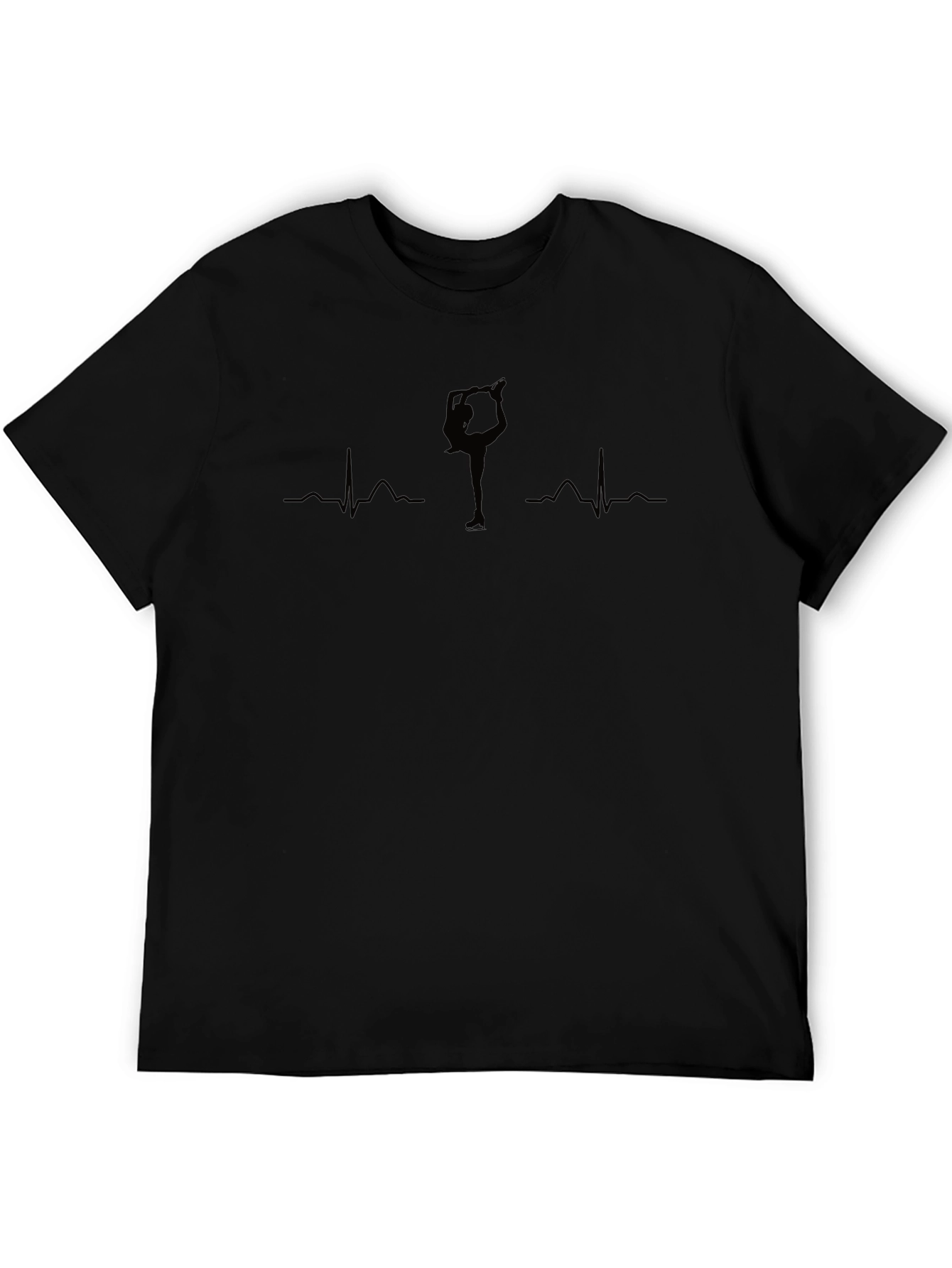 Figure Skating Heartbeat T-Shirt