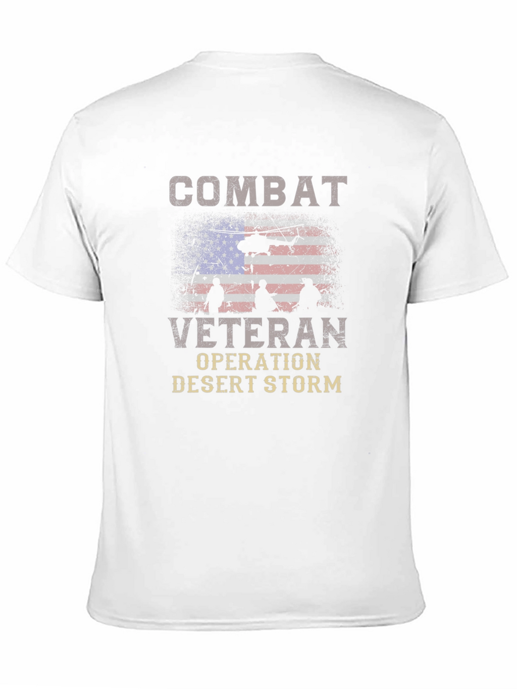 Combat Veteran Desert Storm Graphic Tee