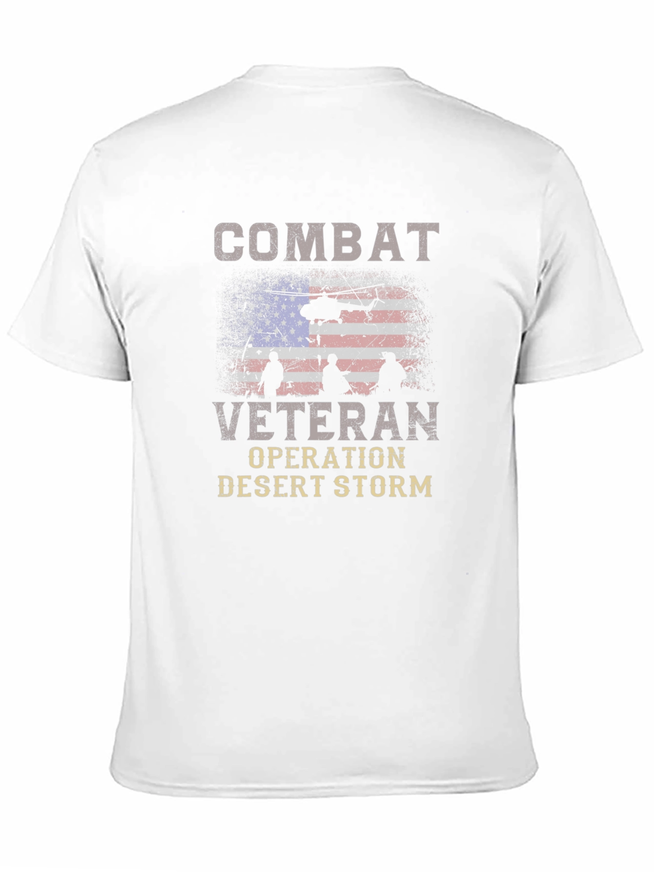 Combat Veteran Desert Storm Graphic Tee