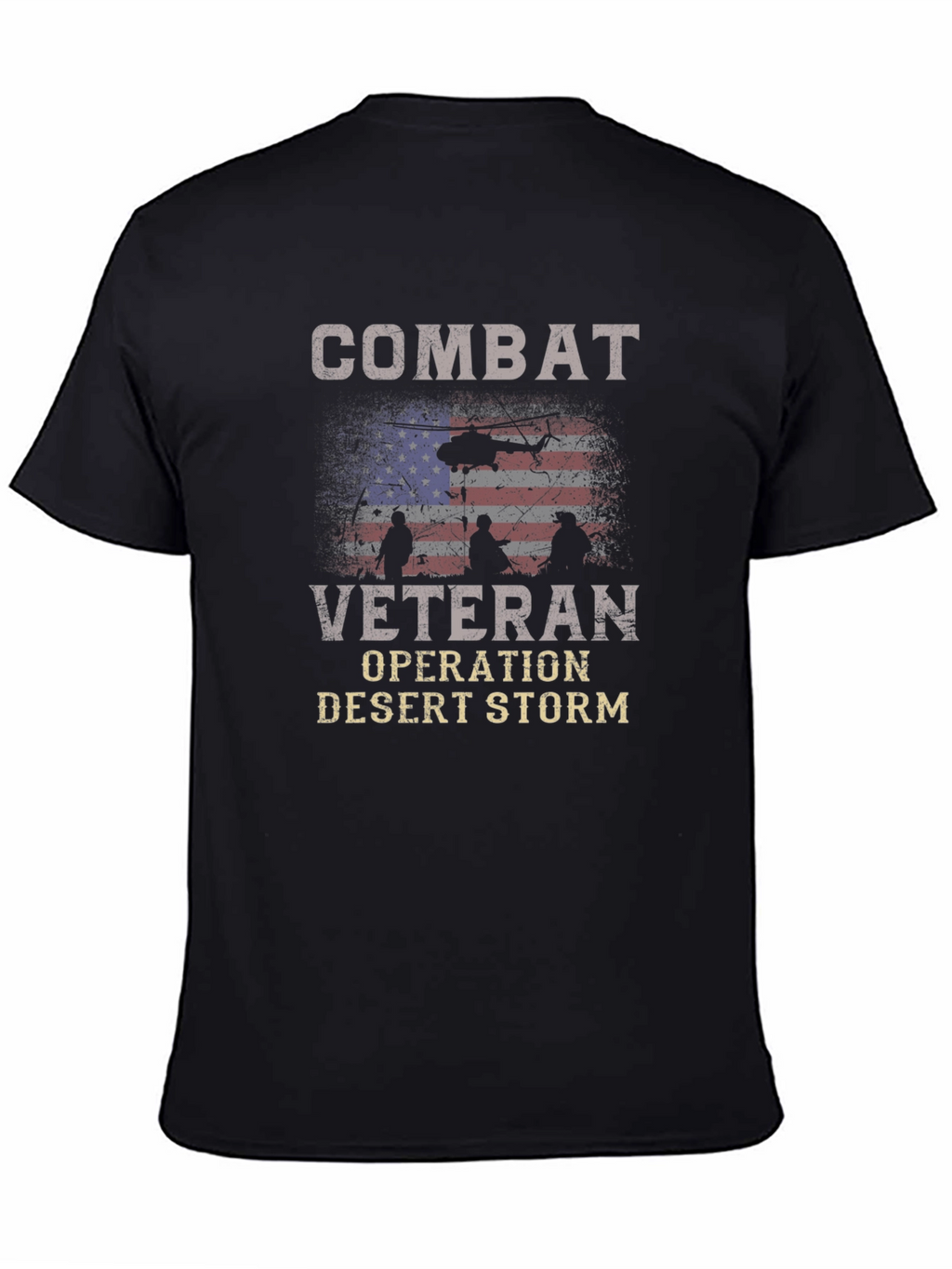 Combat Veteran Desert Storm Graphic Tee