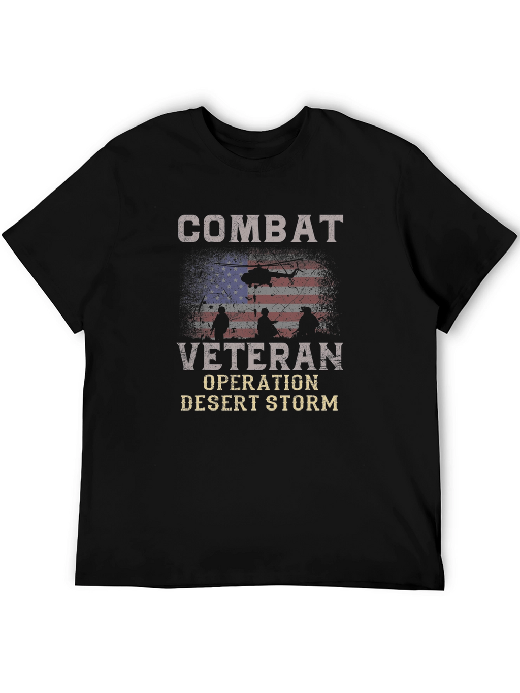 Combat Veteran Desert Storm Graphic Tee