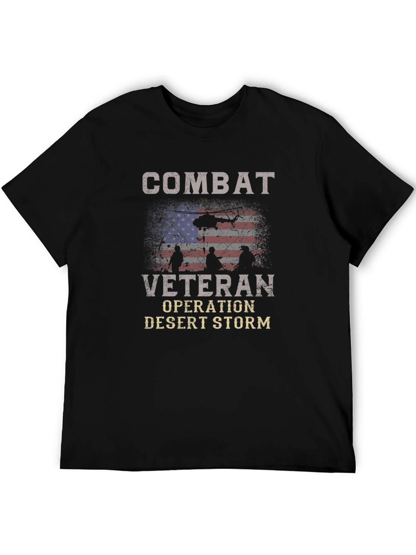 Combat Veteran Desert Storm Graphic Tee