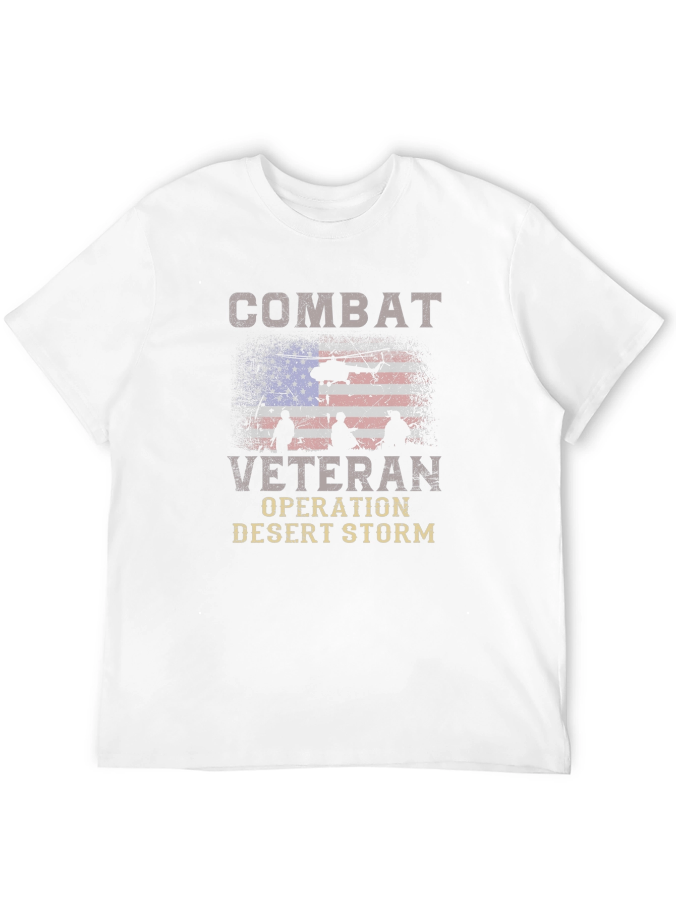 Combat Veteran Desert Storm Graphic Tee