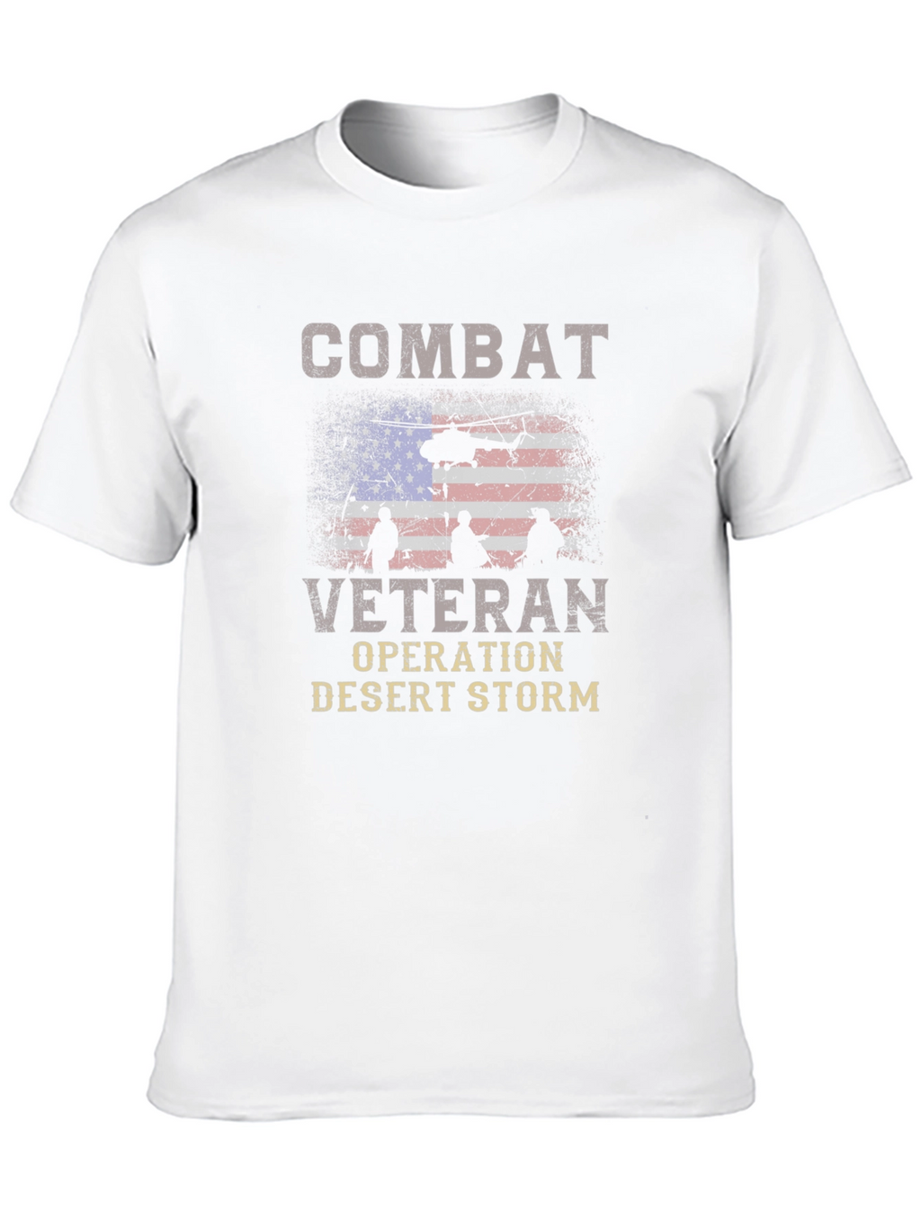 Combat Veteran Desert Storm Graphic Tee