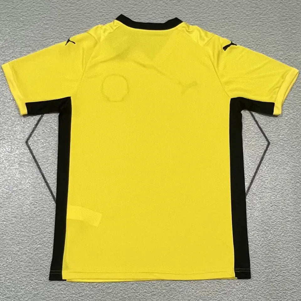 2025/26 Malaysia Home Yellow Fans Soccer Jersey Detail 1