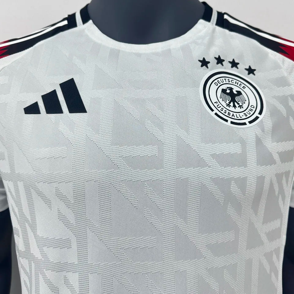 2024/25 Germany Home White Player Version Soccer Jersey Detail 4